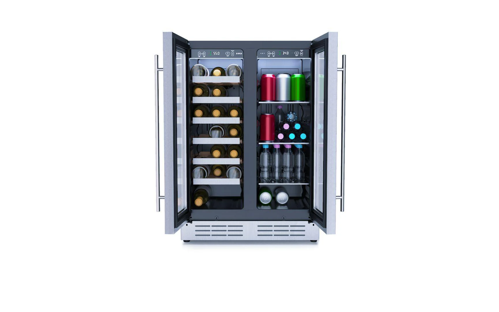 Elica EBF52SS1 French Door, Dual Zone, Beverage and Wine Center - Image 7