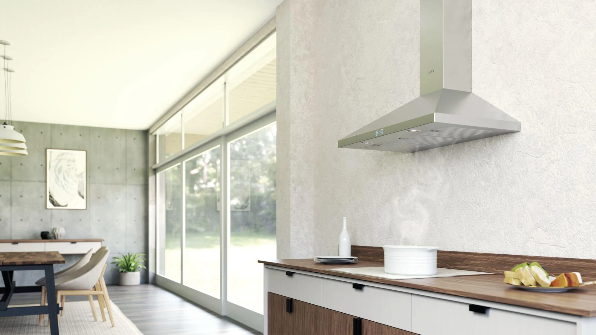Elica EBS636SS BOLSENA Wall Mount Range Hood 36" wide - 600CFM - Image 3