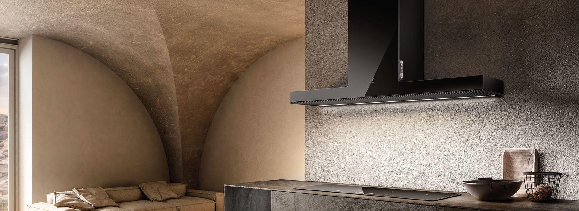 Elica EHK613SS HAIKU Wall Mount Range Hood 13" wide - 600CFM