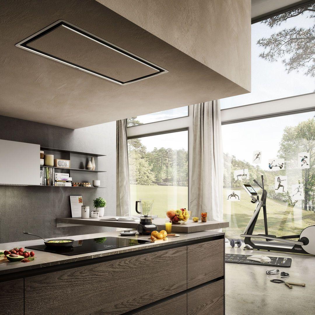 Elica EIL640WH ILLUSION Ceiling Range Hood 40" wide - 600CFM - Image 3