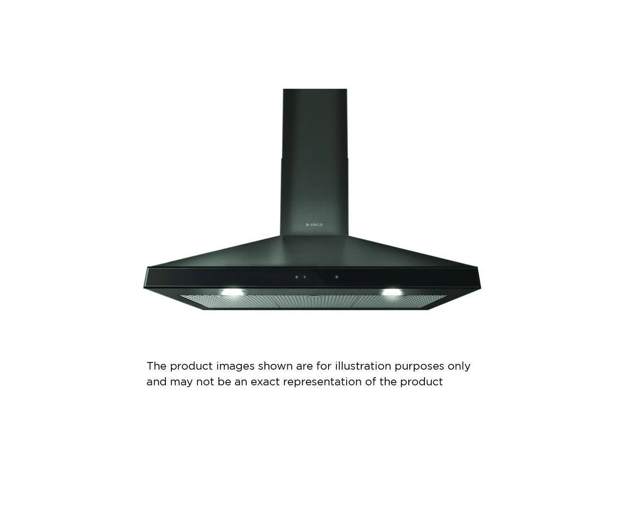 Elica EVR630BL VARNA BLACK Wall Mount Range Hood 30" wide - 600CFM - Image 2