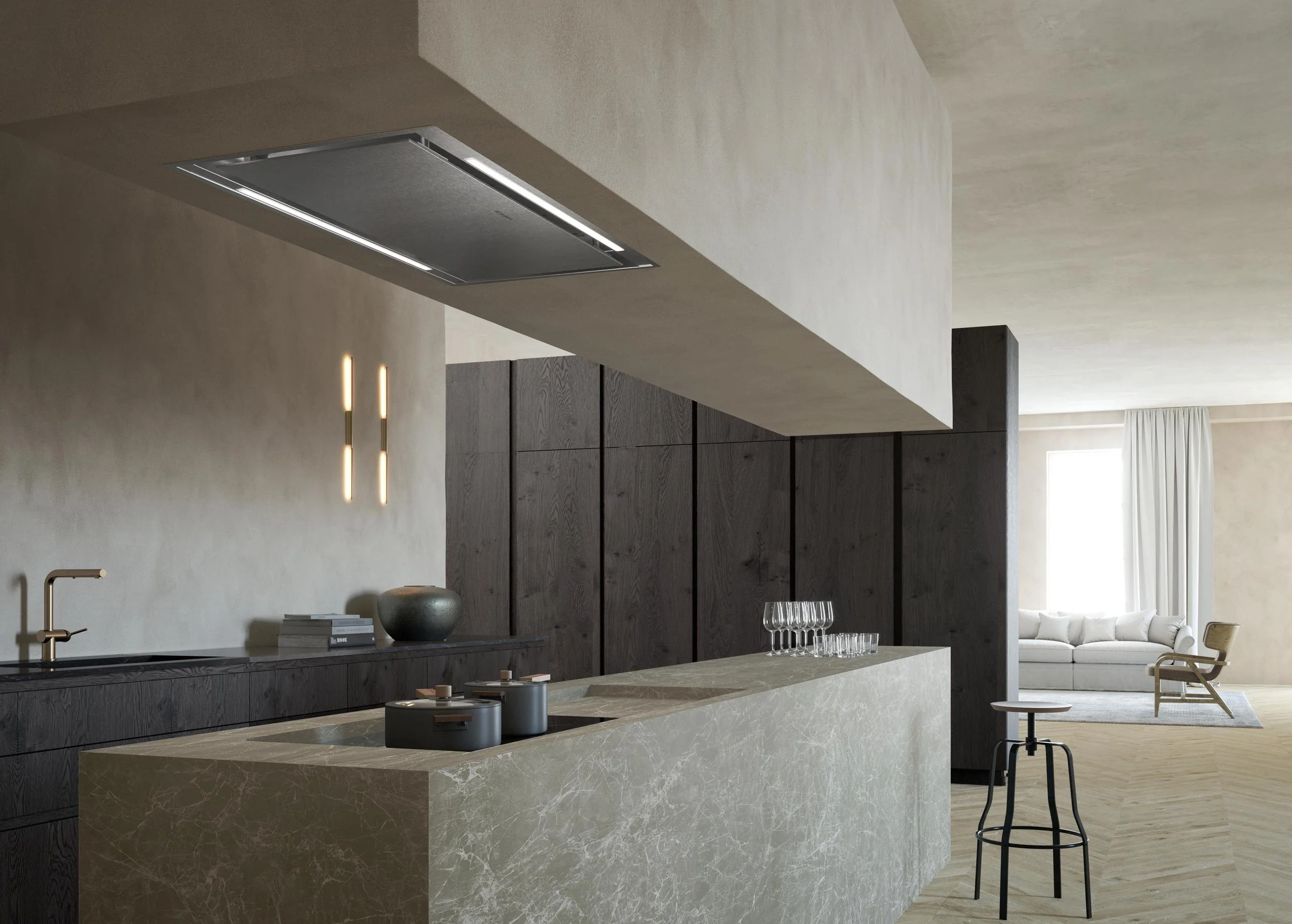 Faber STRTIS36SSV Stratus Ceiling 36x19 SS - VAM - 600/395/295 - Image 2