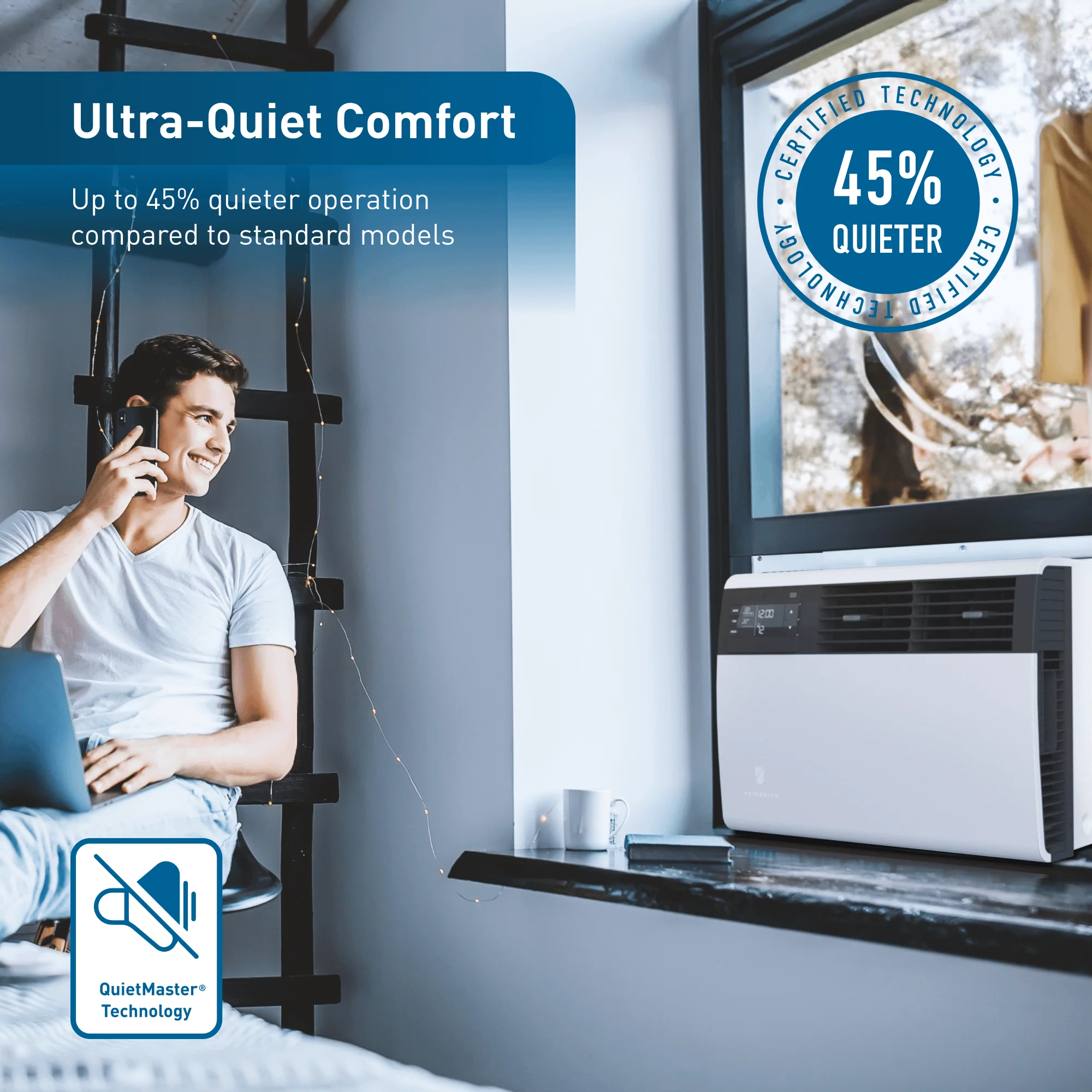 KCVM18B30A Friedrich K hl Inverter 18,000 BTU 230V Smart Window/Wall Air Conditioner - Cool only - Image 8