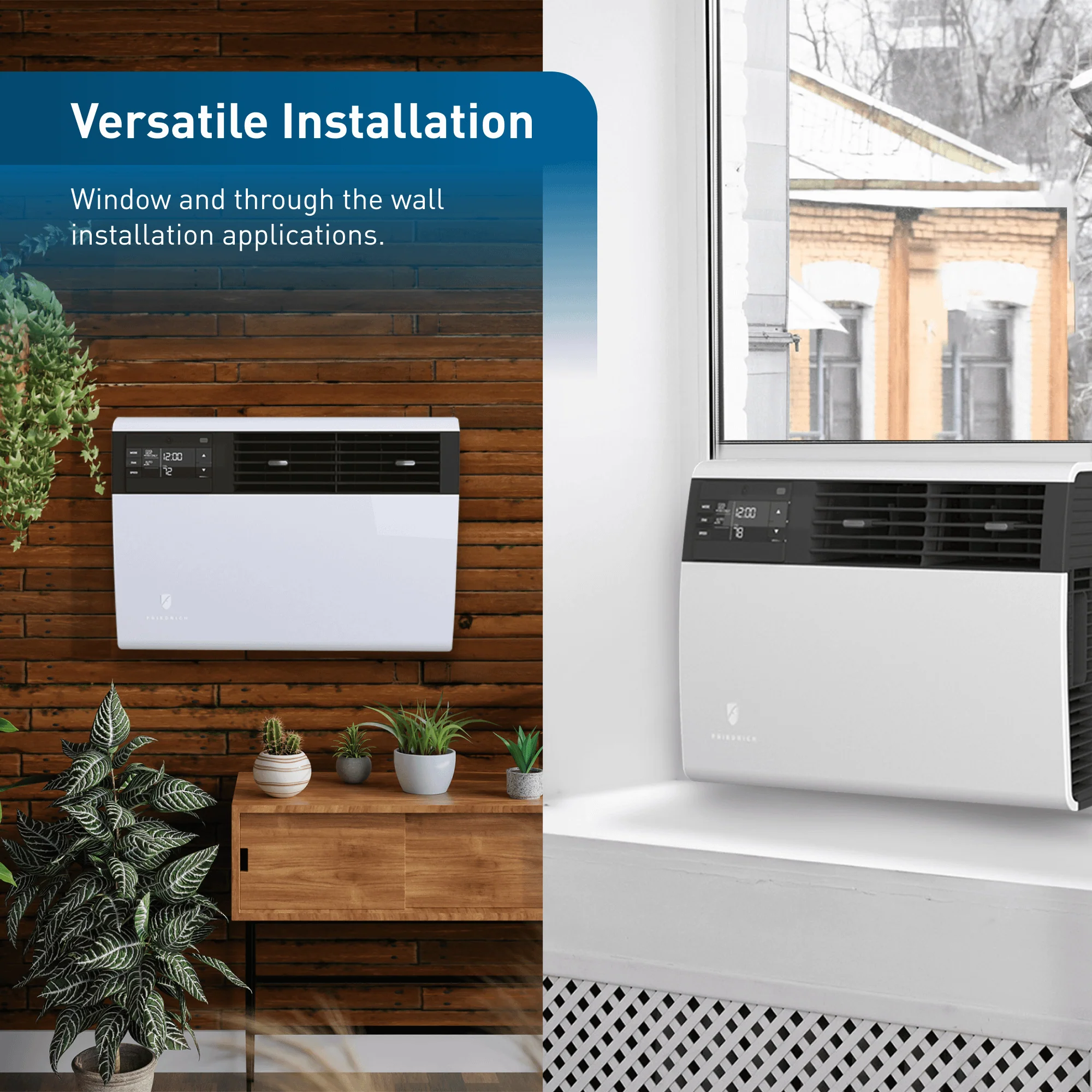 KHVQ10B11A Friedrich K hl Inverter 10,000 BTU 115V Smart Window/Wall Air Conditioner with Heat Pump - Image 8