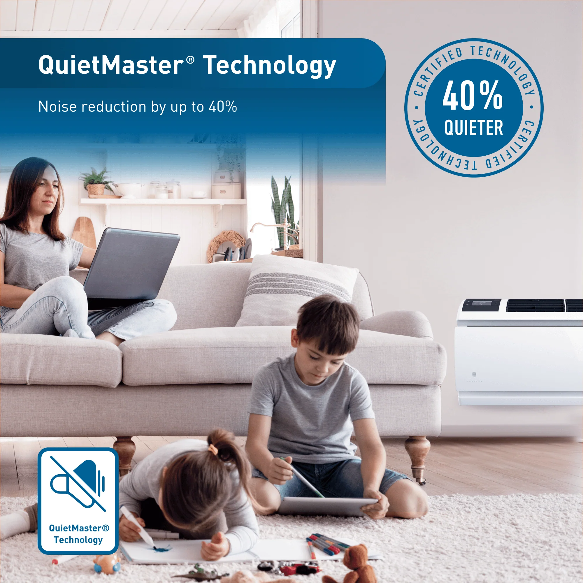 WCVT16B30A Friedrich WallMaster Inverter 16,000 BTU 230V Smart Through-the-Wall Air Conditioner - Cool Only - Image 5