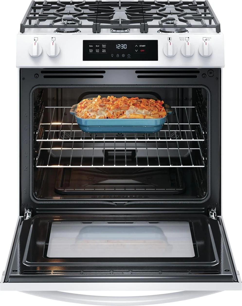 Frigidaire FCFG3062AW 30" Front Control Gas Range with Quick Boil - Image 4