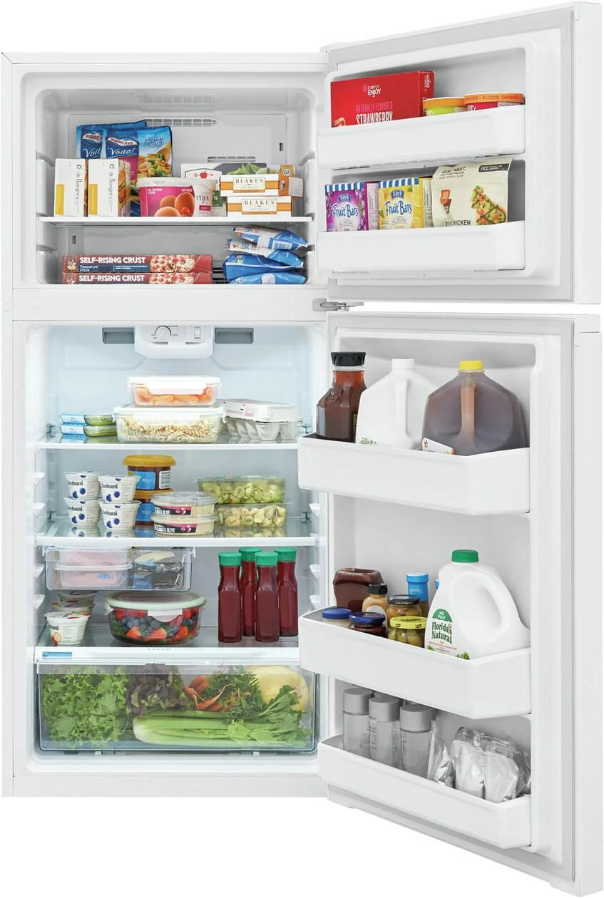 Frigidaire FFHT1425VW 14 Cu. Ft. Top Freezer Refrigerator - Image 3