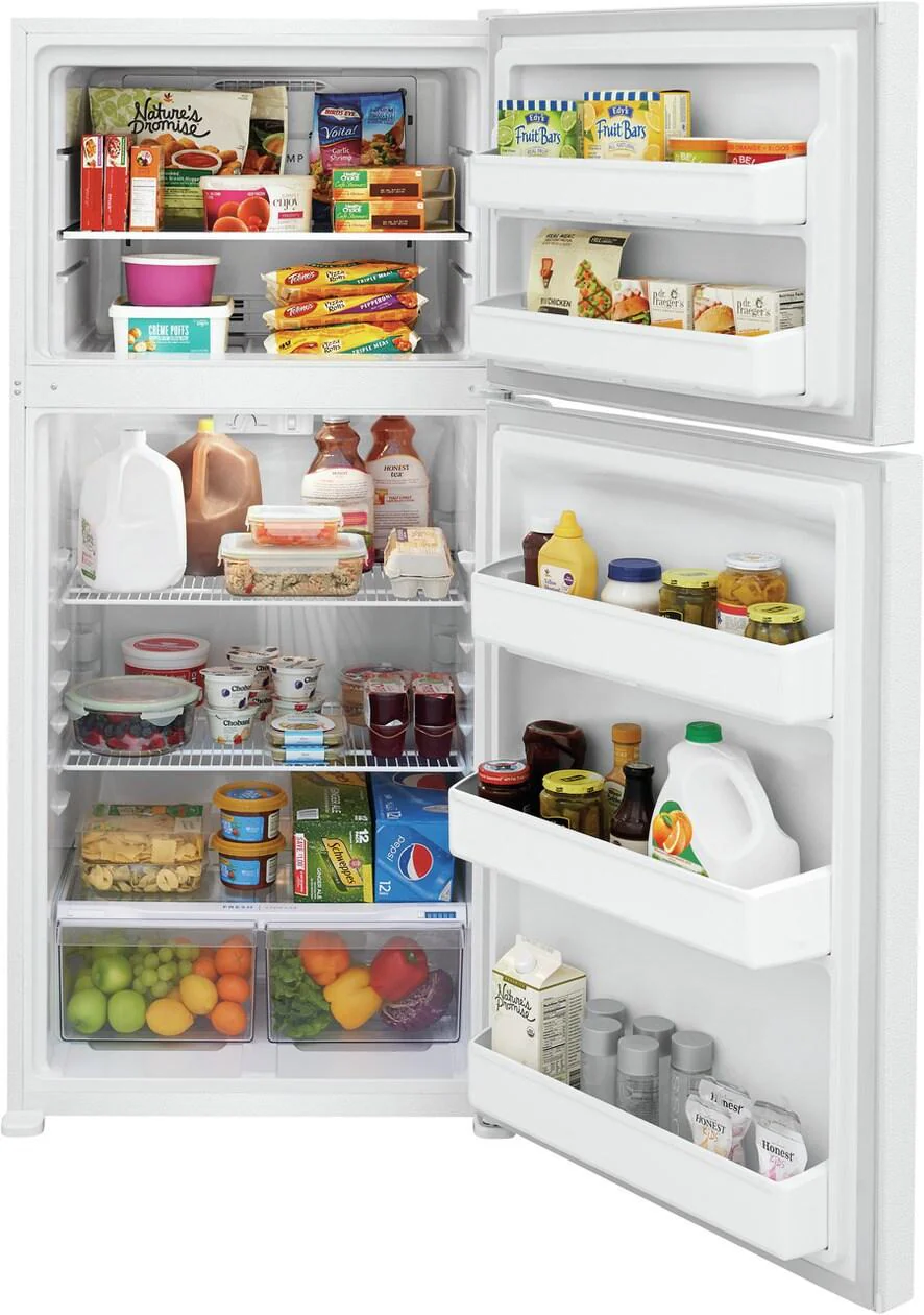 Frigidaire FFHT1814WW 18 Cu. Ft. Garage Ready Top Freezer Refrigerator - Image 3