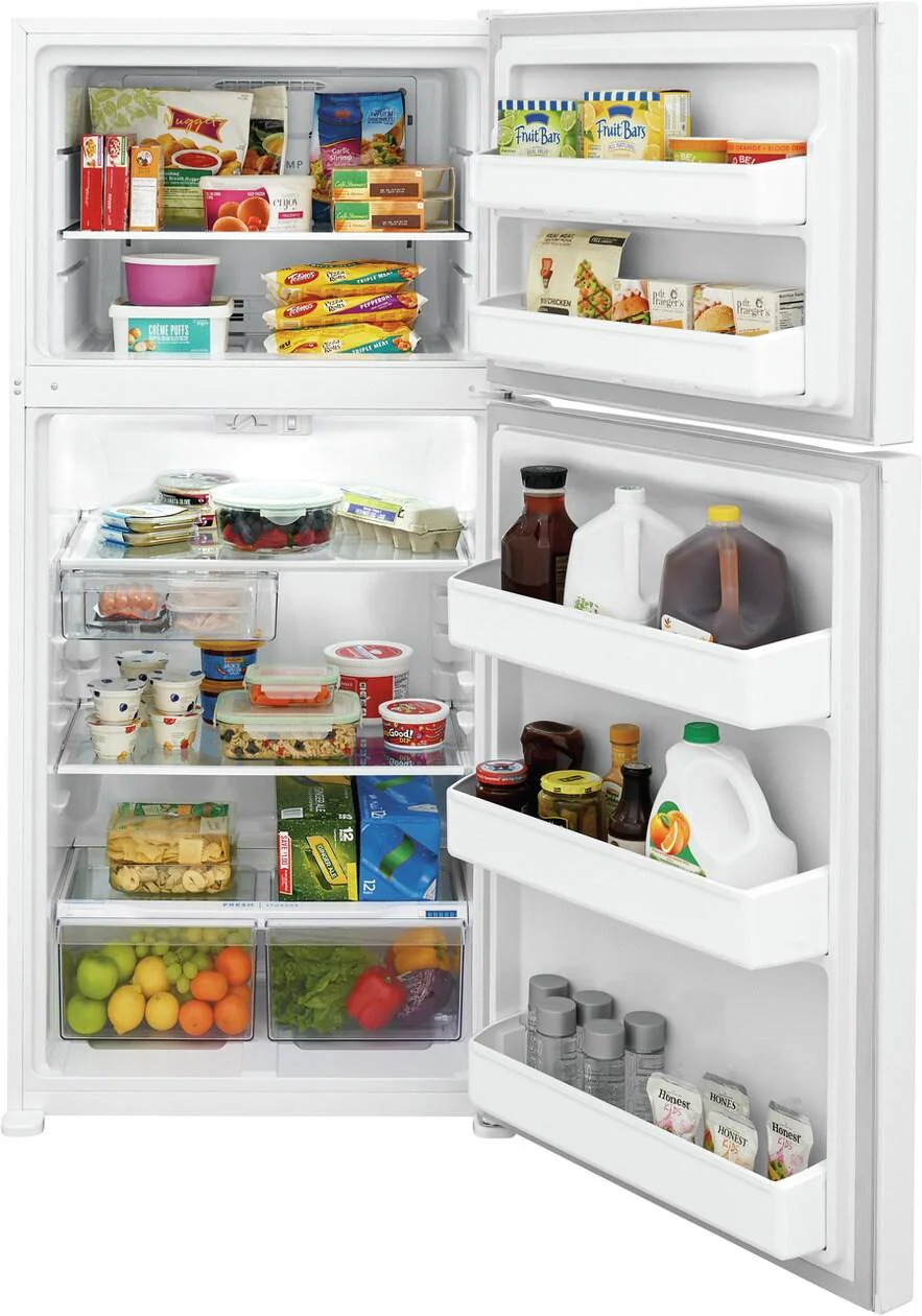 Frigidaire FFHT1835VW 18 Cu. Ft. Garage Ready Top Freezer Refrigerator - Image 3