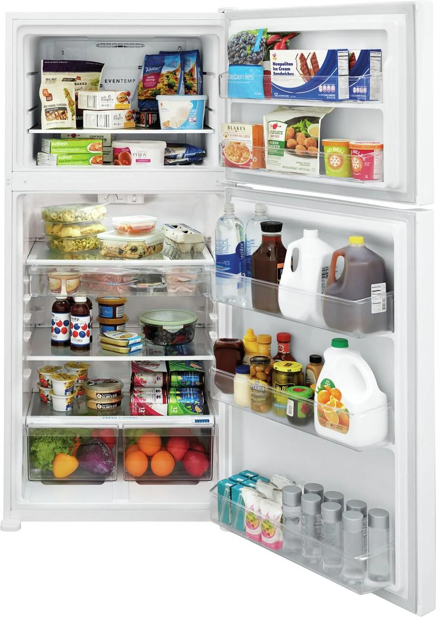 Frigidaire FFHT2045VW 20 Cu. Ft. Garage Ready Top Freezer Refrigerator - Image 3