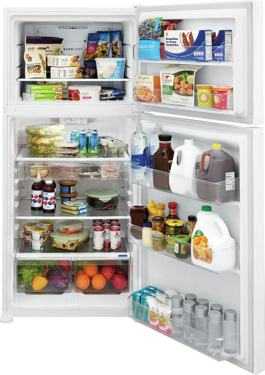 Frigidaire FFHT2045VW 20 Cu. Ft. Garage Ready Top Freezer Refrigerator - Image 4
