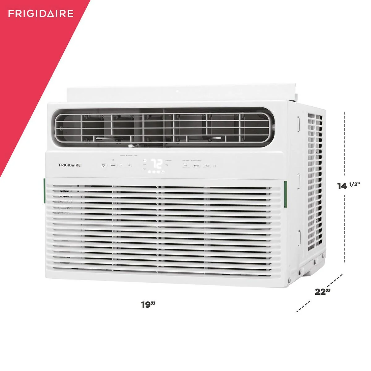 Frigidaire FHWH124WB2 12,000 BTU Window Room Air Conditioner with Supplemental Heat - Image 3