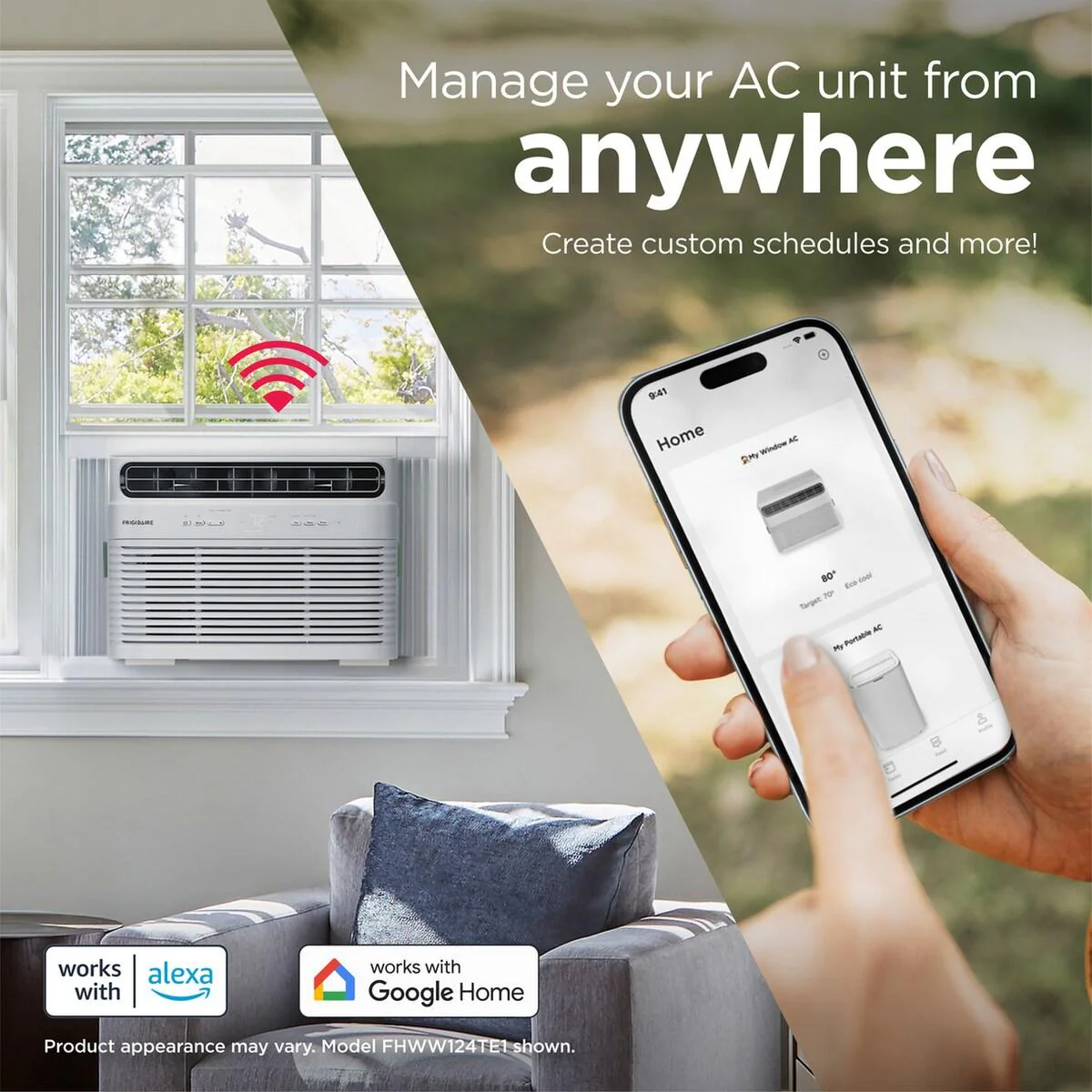 Frigidaire FHWW184WE2 18,000 BTU Window Room Air Conditioner with Wi-Fi - Image 5