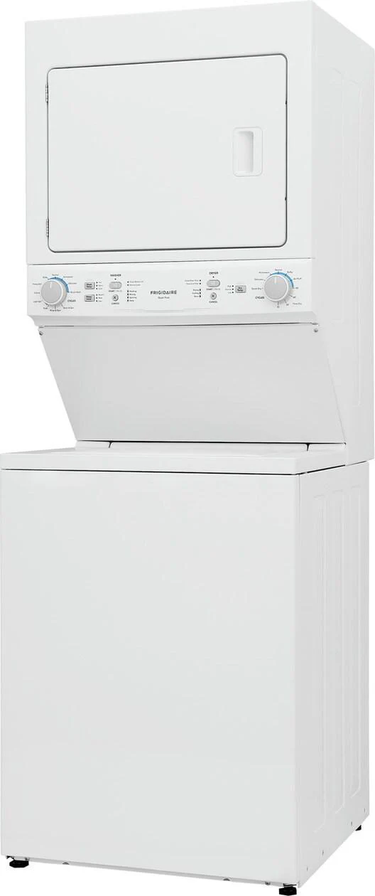 Frigidaire FLCE7523AW Electric Long Vent Stacked Laundry Center - 3.9 Cu. Ft Washer and 5.5 Cu. Ft. Dryer - Image 7