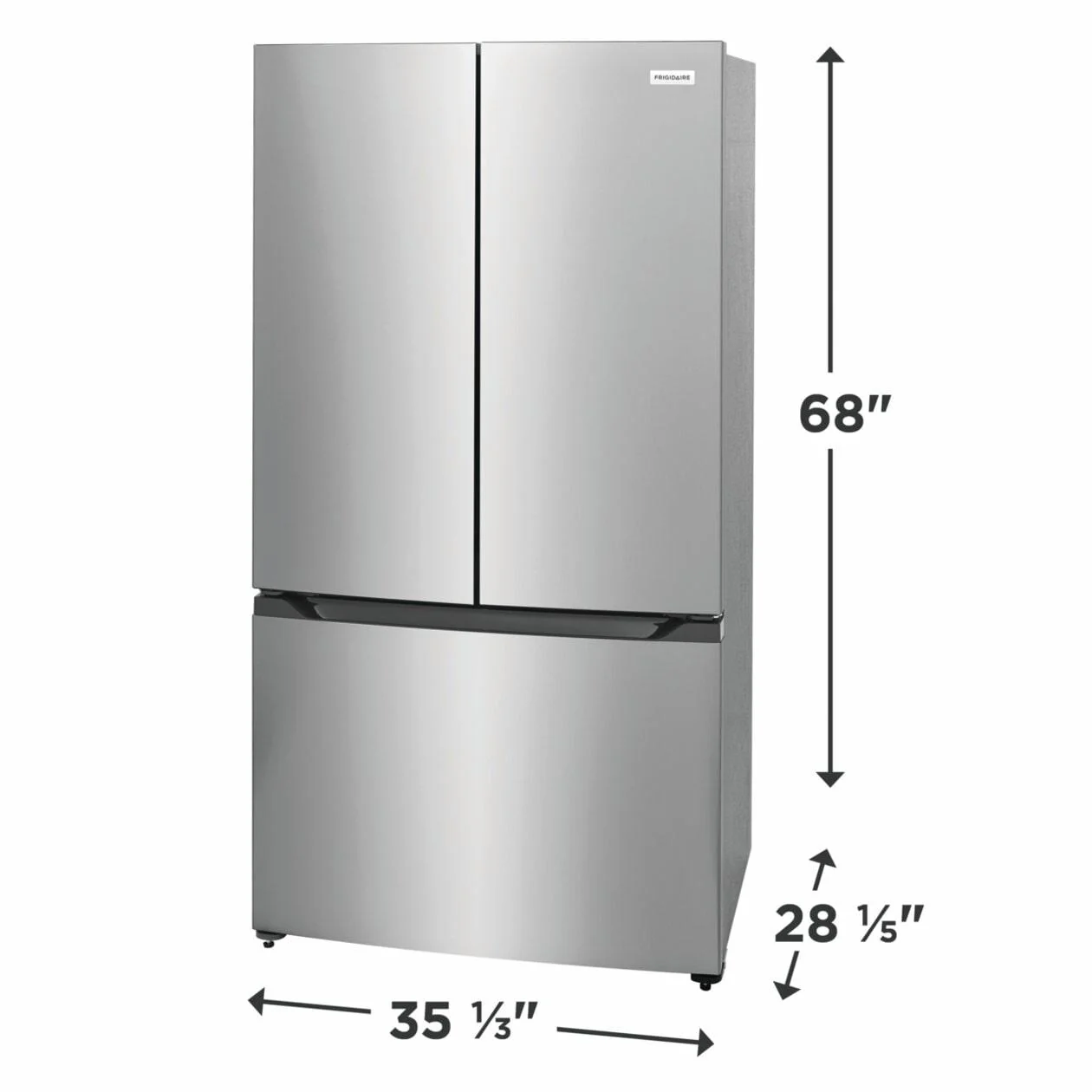 Frigidaire FRFG2011AV 20 Cu. Ft. Counter-Depth French Door Refrigerator - Image 3