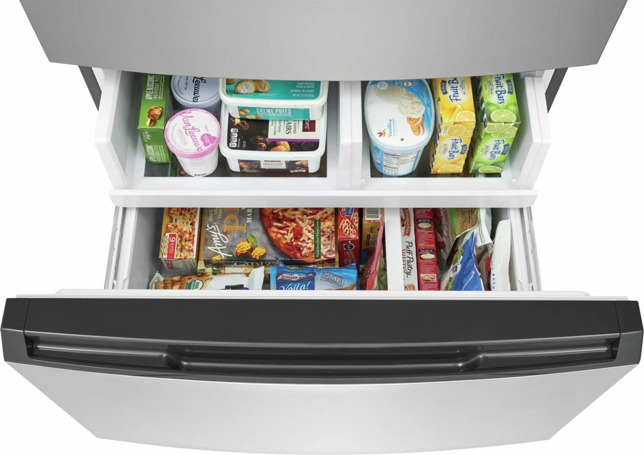 Frigidaire FRMS2733AV 26 Cu. Ft. Standard-Depth 4-Door French Door Refrigerator - Image 14