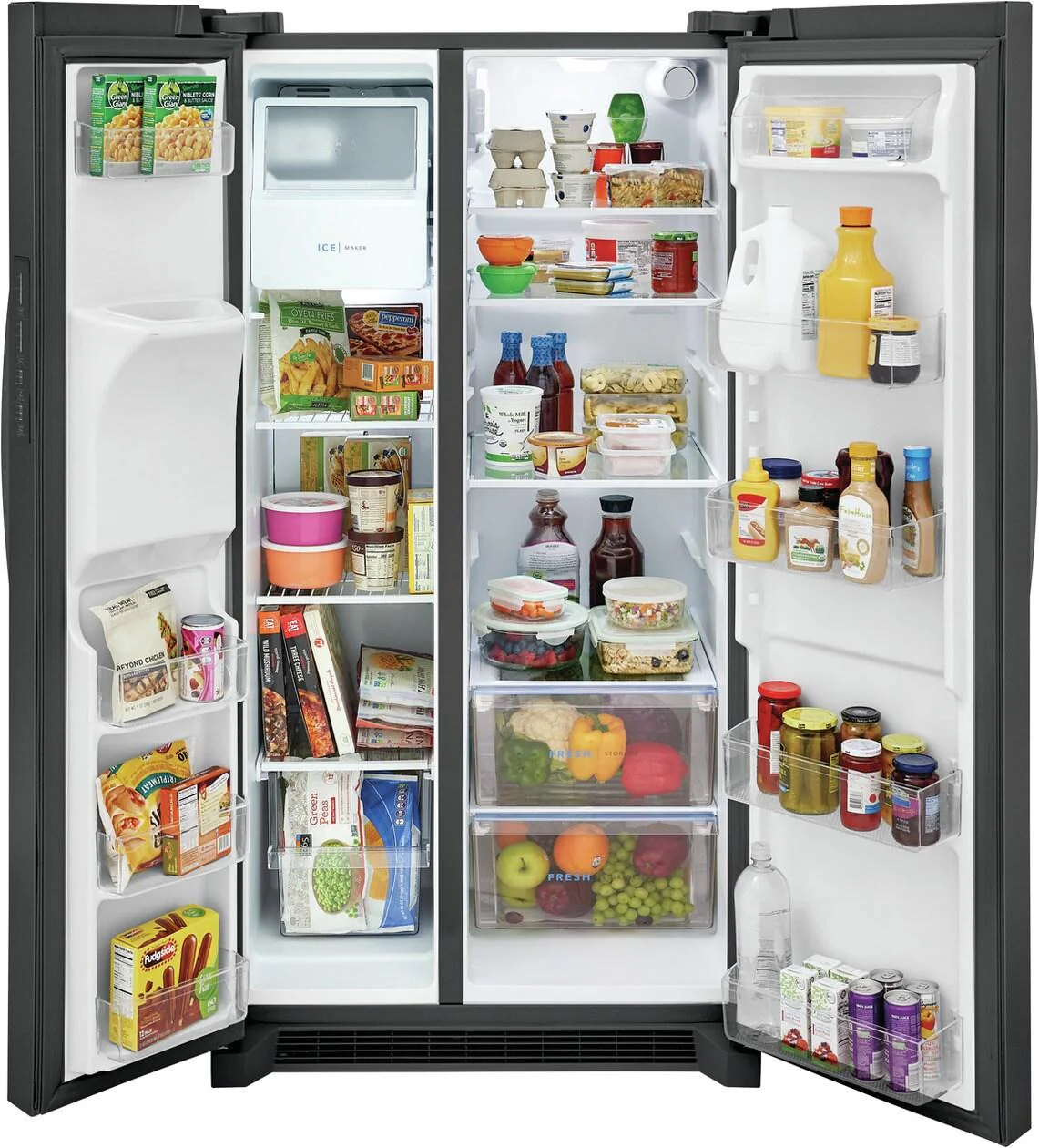 Frigidaire FRSS2623AD 26 Cu. Ft. 36" Standard Depth Side by Side Refrigerator - Image 4