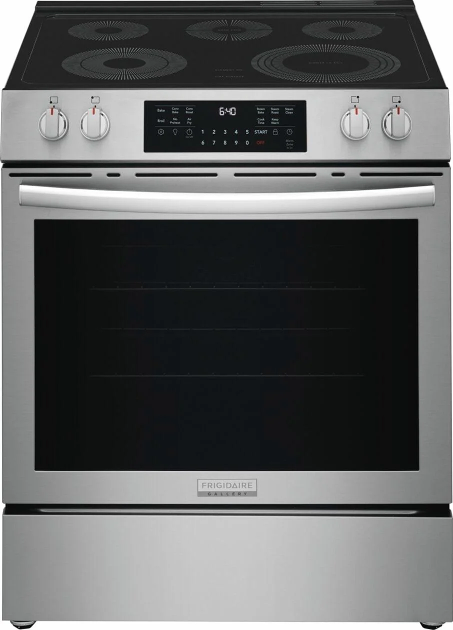Frigidaire GCFE3059BF 30" Front Control Electric Range with Total Convection
