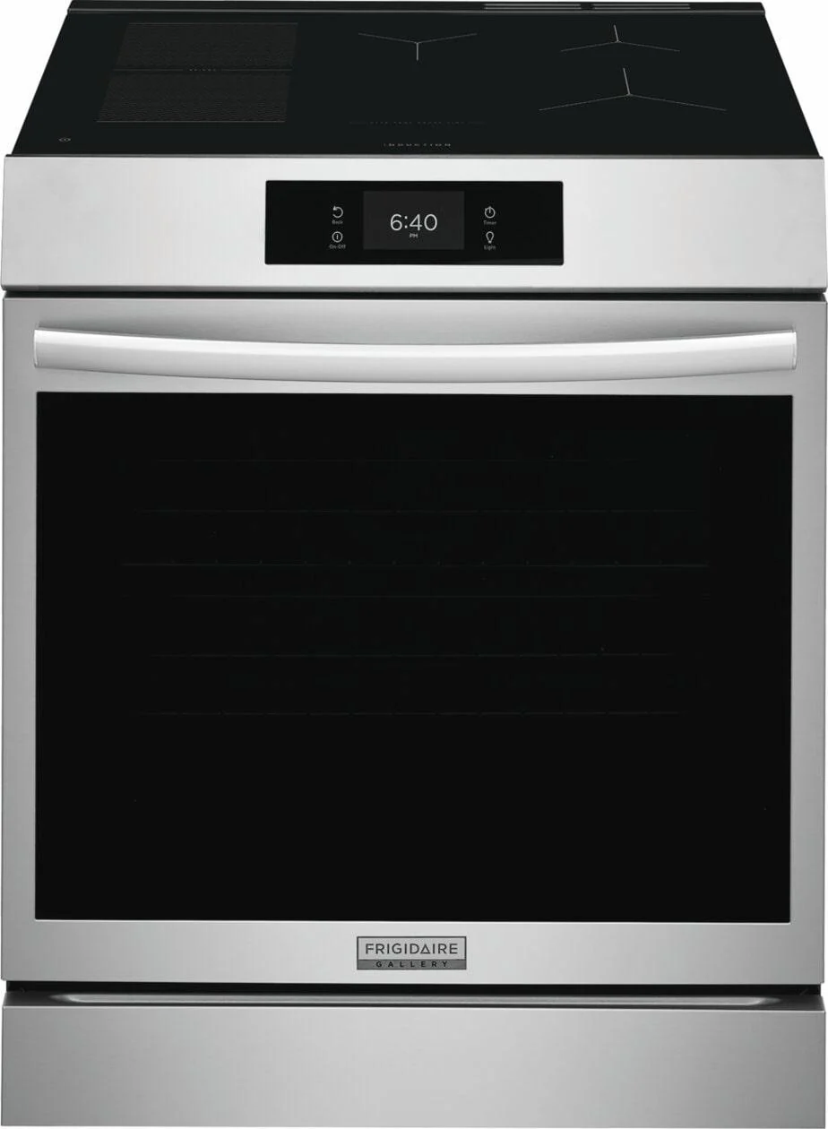 Frigidaire GCFI3070BF 30" Front Control Induction Range with Stone-Baked Pizza