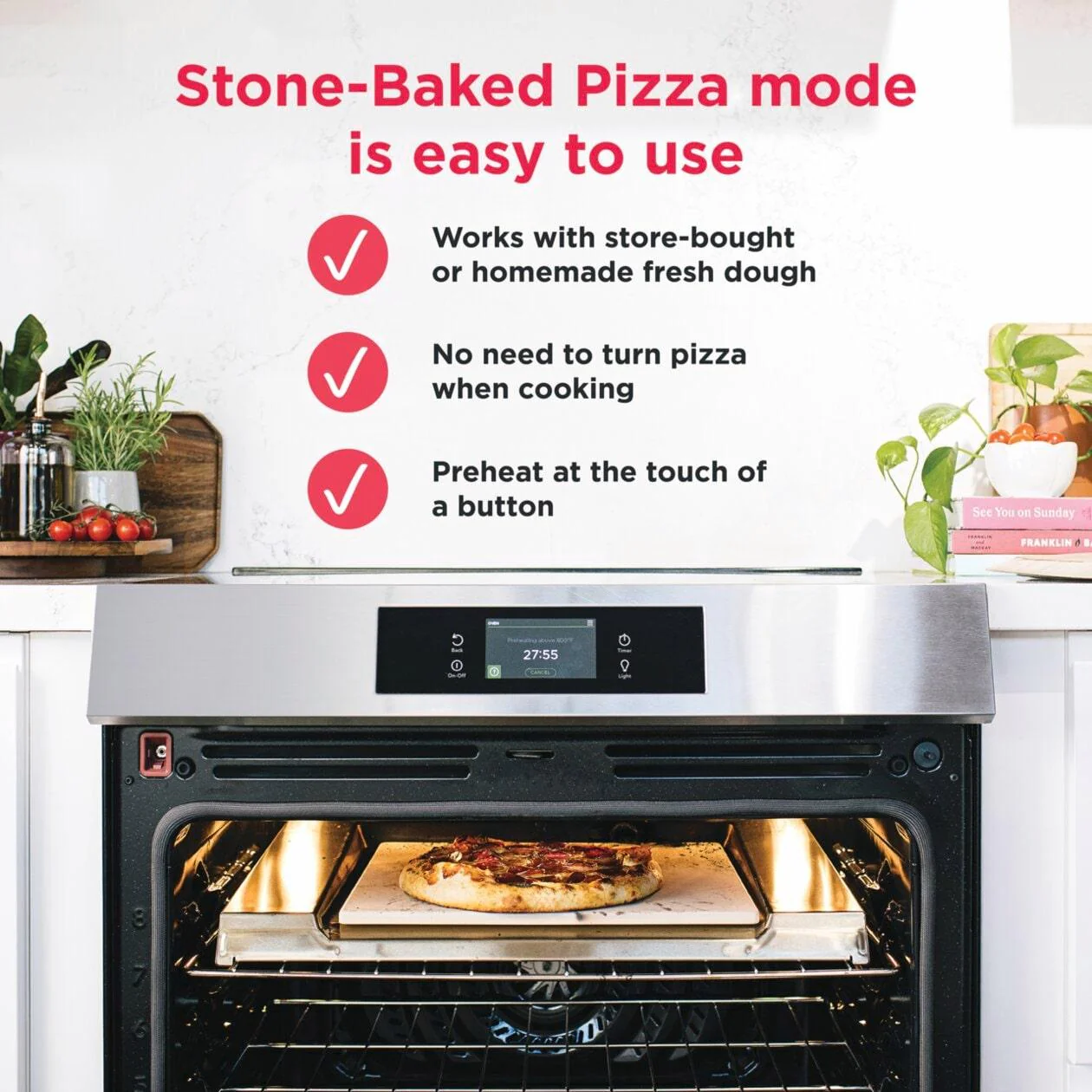 Frigidaire GCFI3070BF 30" Front Control Induction Range with Stone-Baked Pizza - Image 31