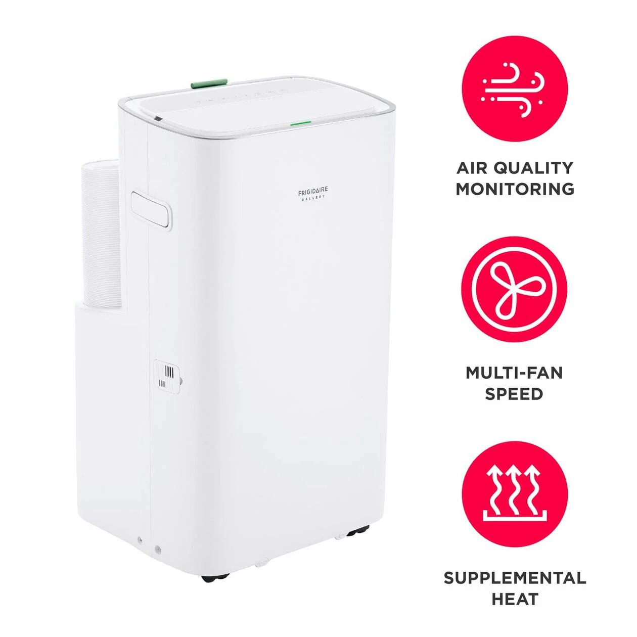 Frigidaire GHPH142AA1 3-in-1 Connected Inverter Portable Room Air Conditioner with Supplemental Heat 14,000 BTU (ASHRAE) / 10,000 BTU (DOE) - Image 7