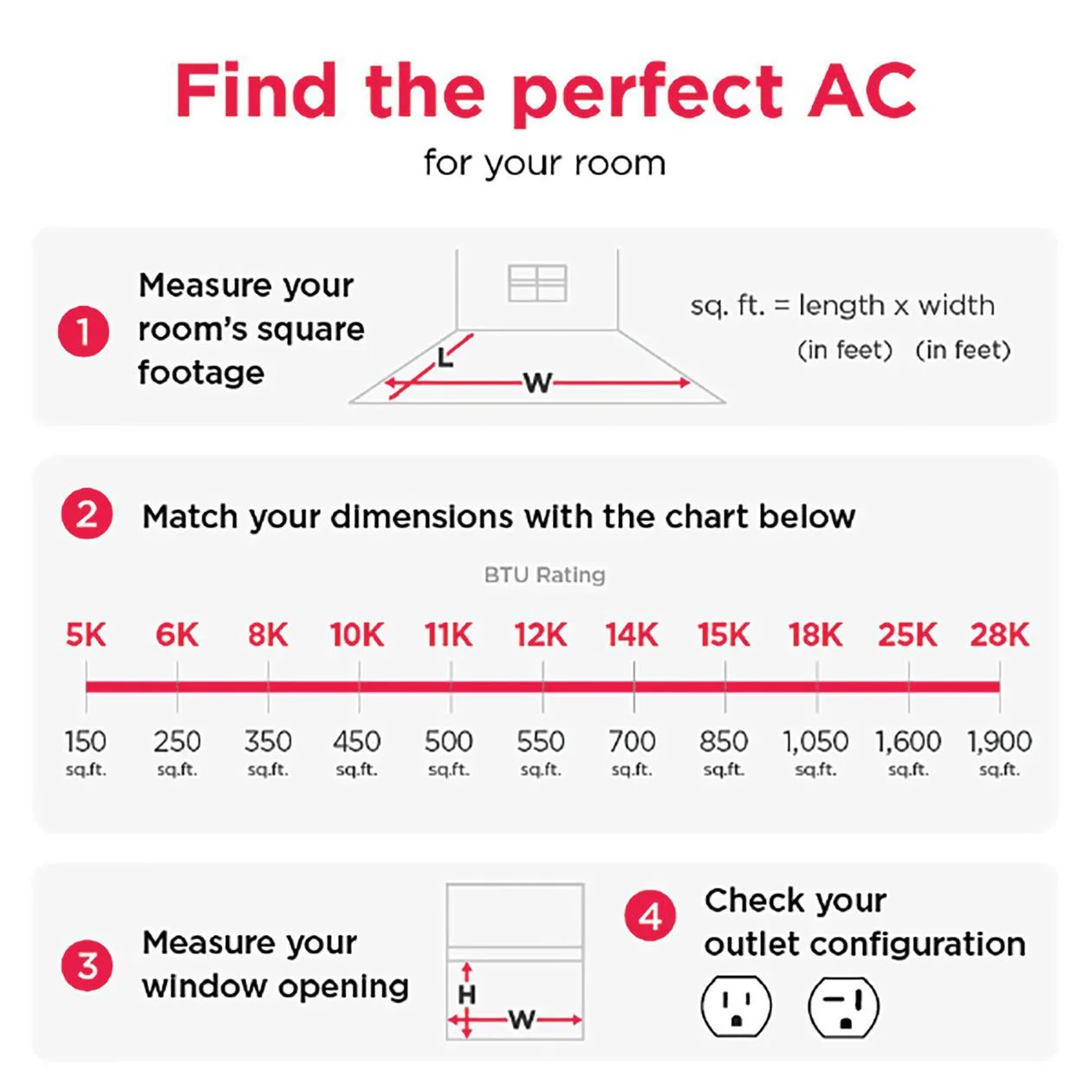 Frigidaire GHWW105TE1 10,000 BTU Inverter Window Room Air Conditioner with Wi-Fi (Energy Star) - Image 3