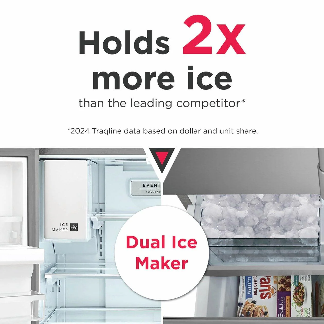 Frigidaire GRFS287DAF 28 Cu. Ft. Standard-Depth French Door Refrigerator - Image 7