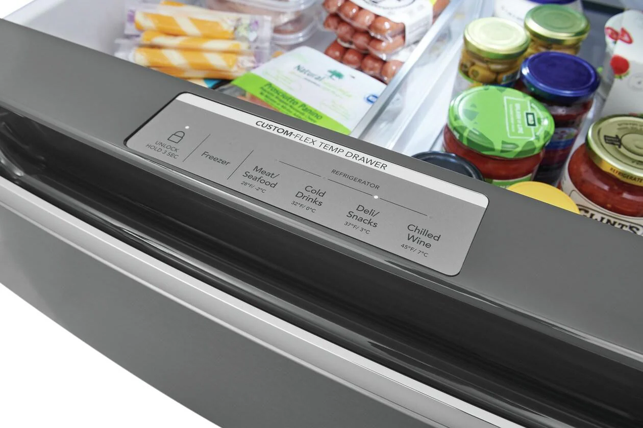 Frigidaire GRMC2273CF 22 Cu. Ft. Counter-Depth 4-Door French Door Refrigerator - Image 8