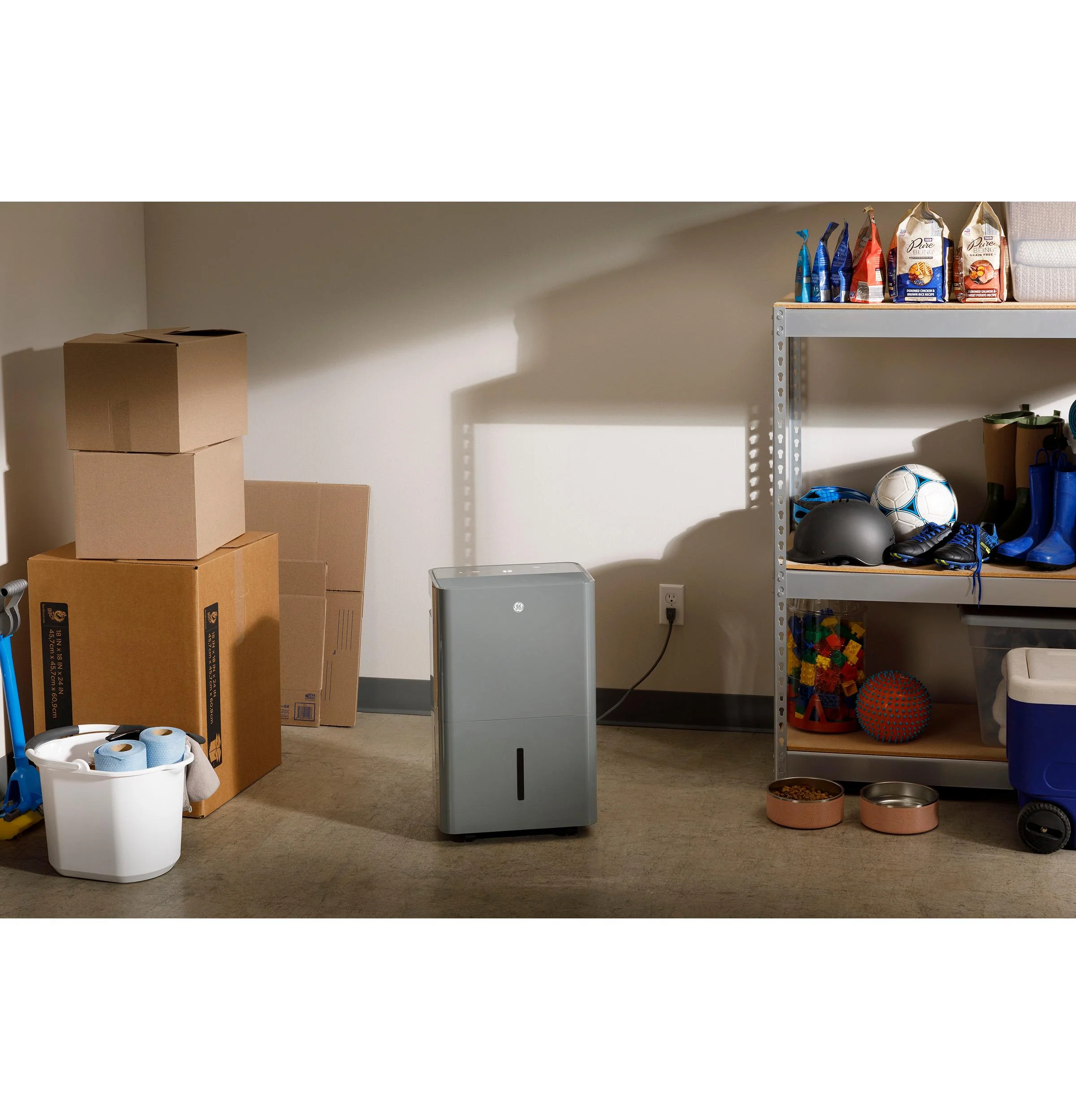 ADYR50LC GE® ENERGY STAR® 50 Pint Portable Dehumidifier with Smart Dry for Wet Spaces - Image 6