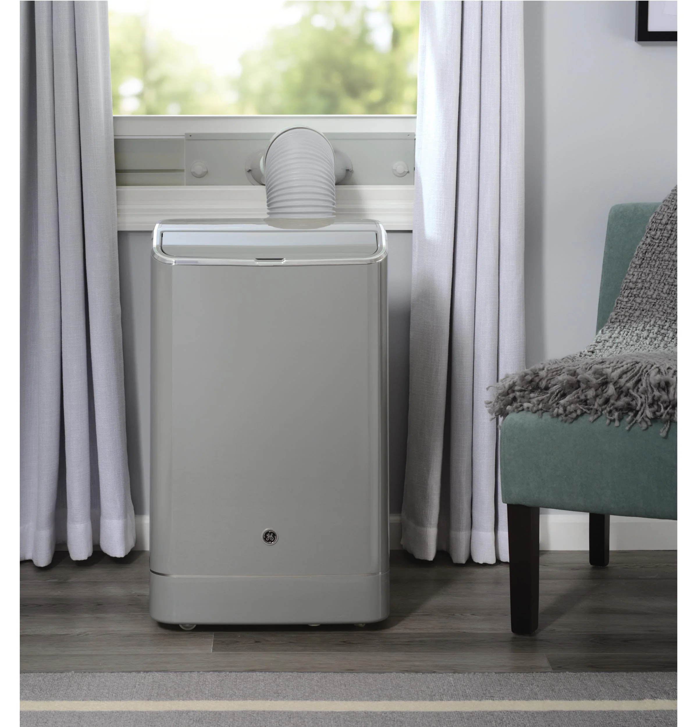 APCD10JASG GE® 10,500 BTU Portable Air Conditioner with Dehumidifier and Remote, Grey - Image 3