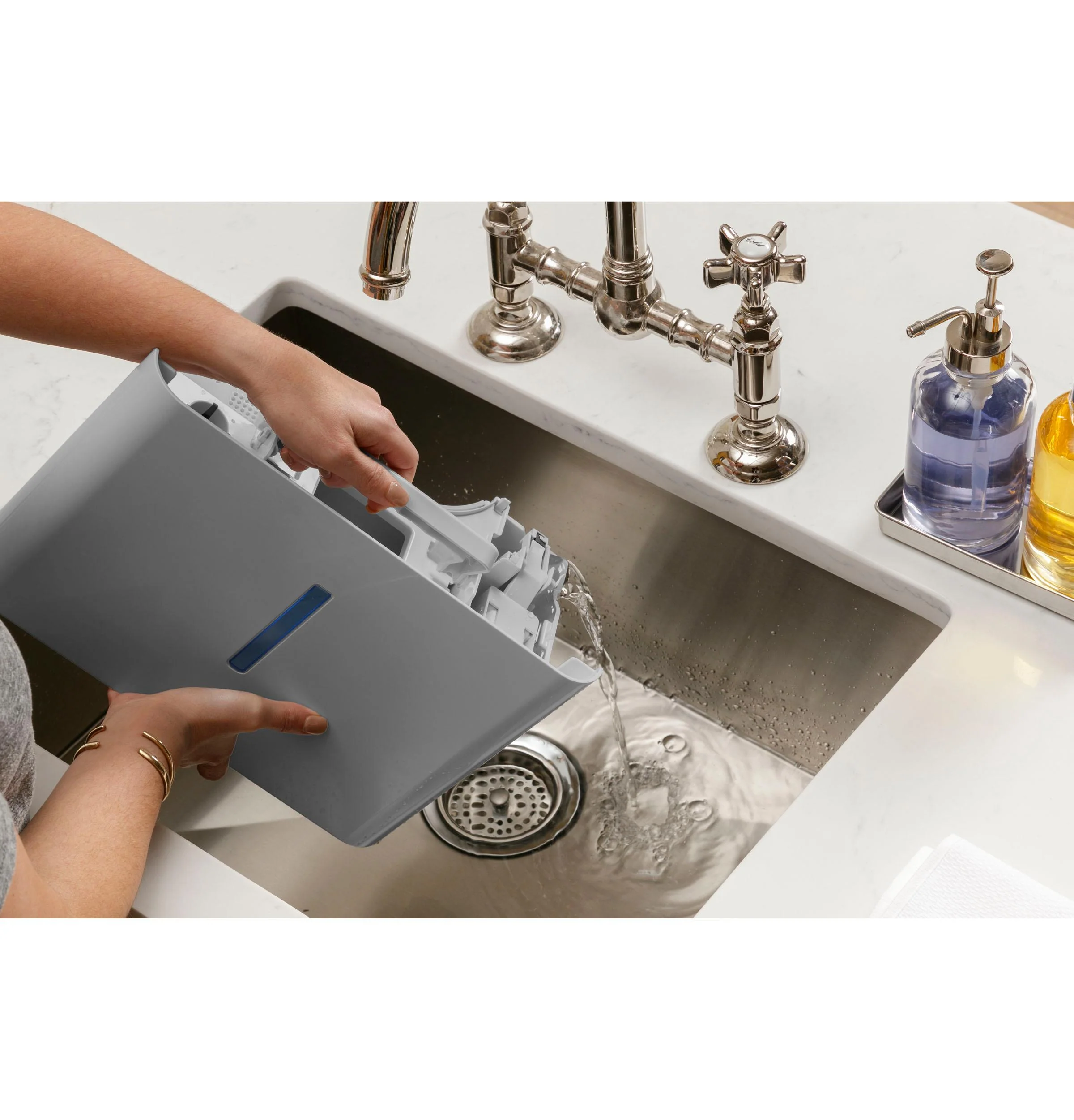 GE® ENERGY STAR® 50 Pint Smart Portable Dehumidifier with Smart Dry for Wet Spaces - Image 10