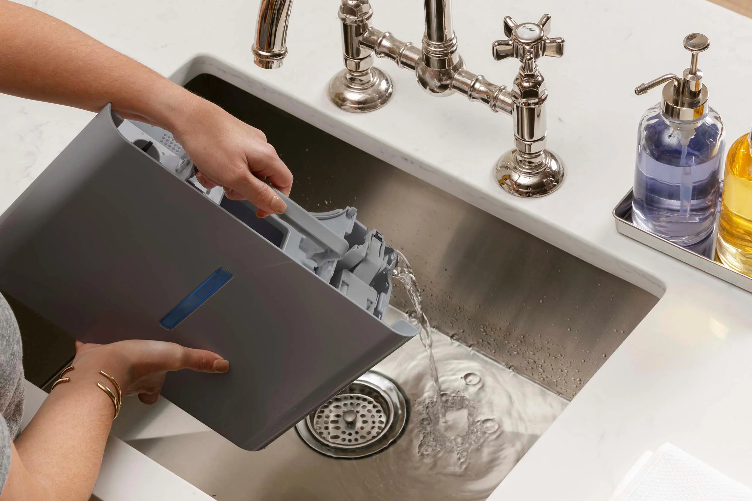 AWYR50LC GE® ENERGY STAR® 50 Pint Smart Portable Dehumidifier with Smart Dry for Wet Spaces - Image 6