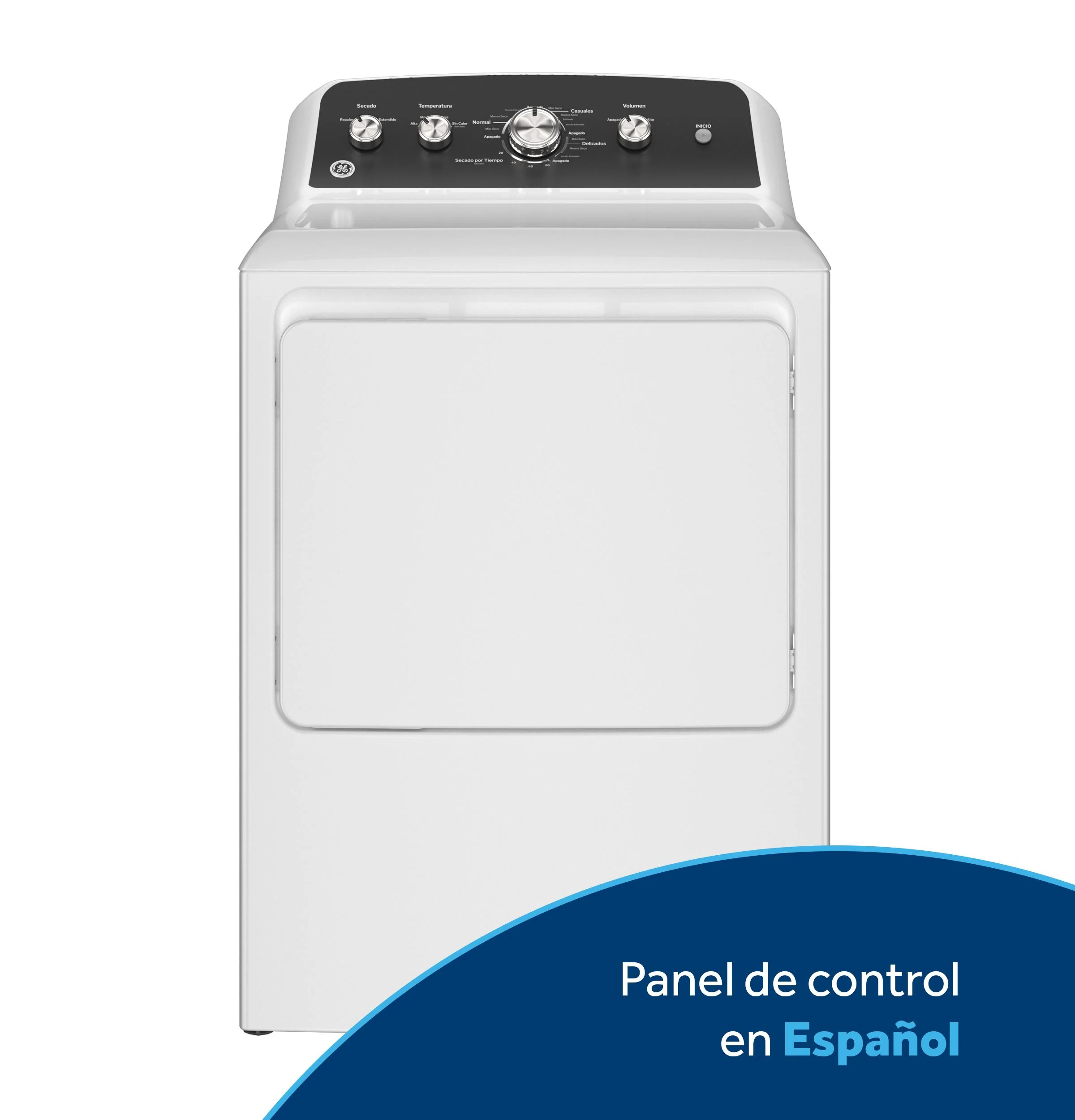 ETD48EASWWB GE® 7.2 cu. ft. Capacity Electric Dryer with Spanish Panel and Up To 120 ft. Venting - Image 8