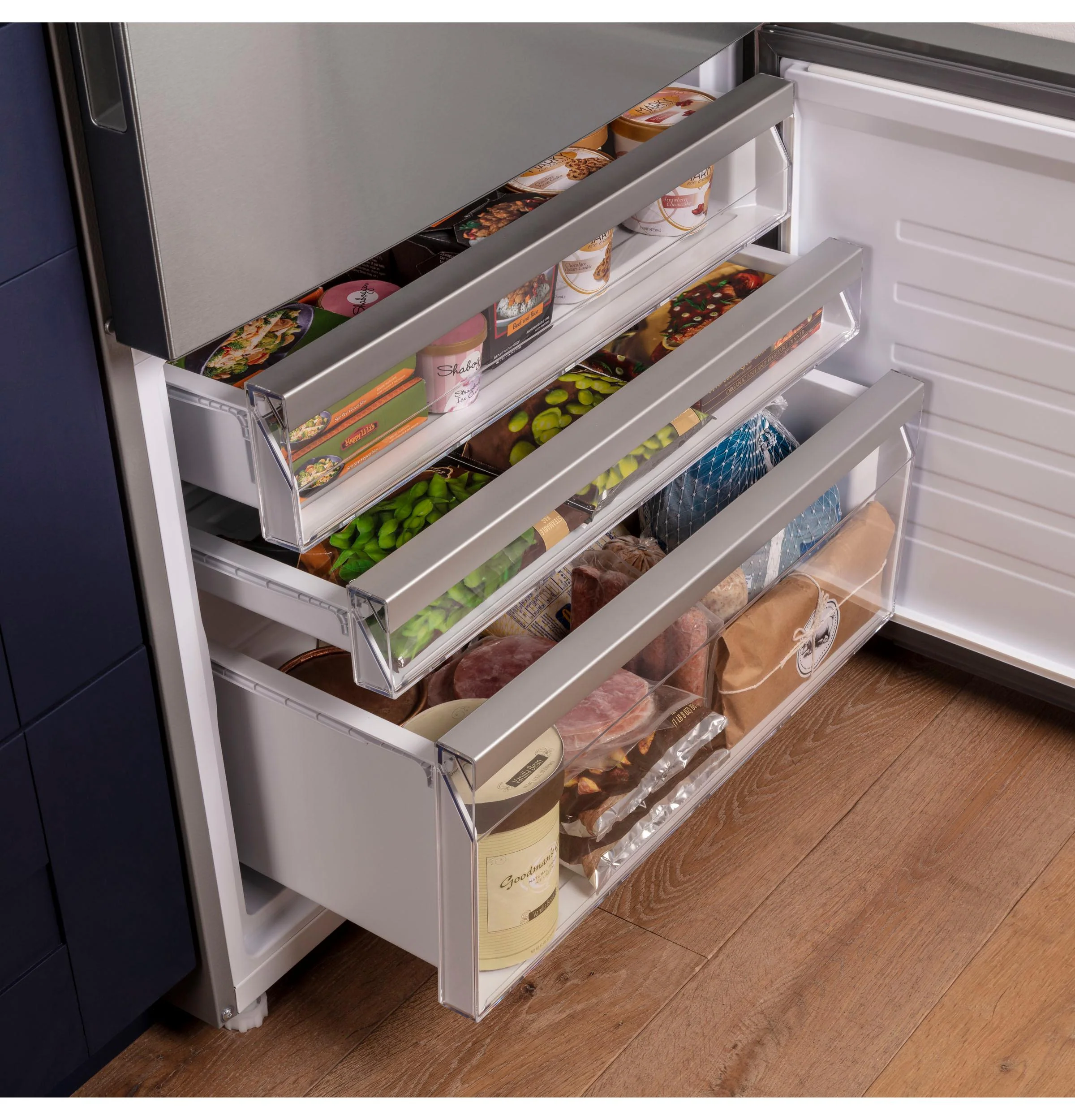 GBE17HYRFS GE® ENERGY STAR® 17.7 Cu. Ft. Counter-Depth Bottom-Freezer Refrigerator - Image 43