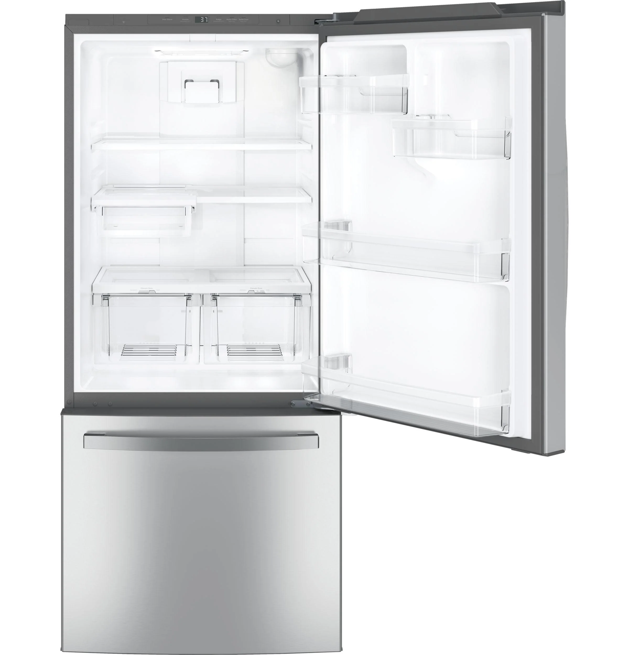 GDE21EYKFS GE® ENERGY STAR® 21.0 Cu. Ft. Bottom-Freezer Refrigerator - Image 3