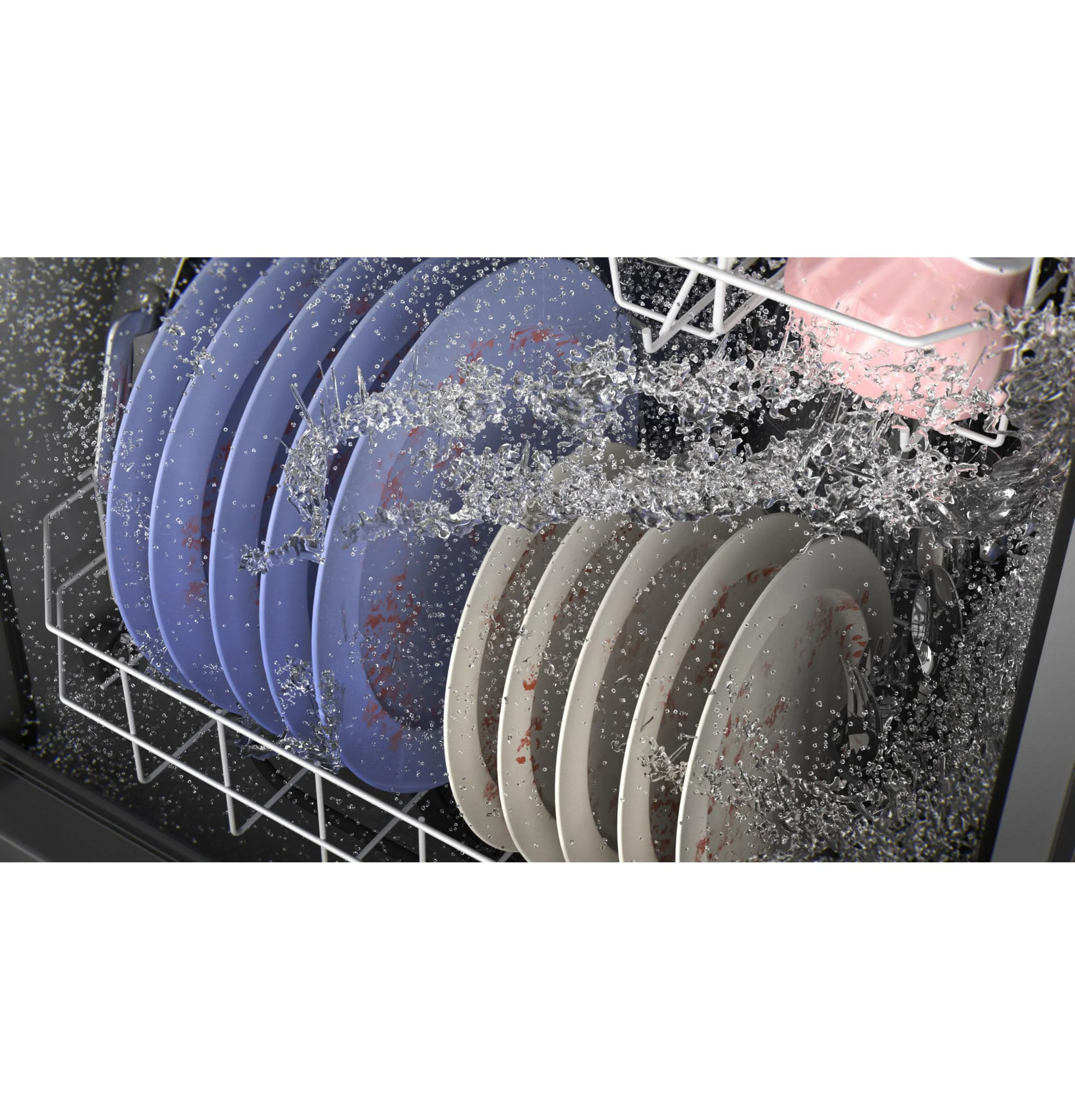 GDF550PSRSS GE ENERGY STAR Front Control with Plastic Interior Dishwasher with Sanitize Cycle & Dry Boost - Image 8