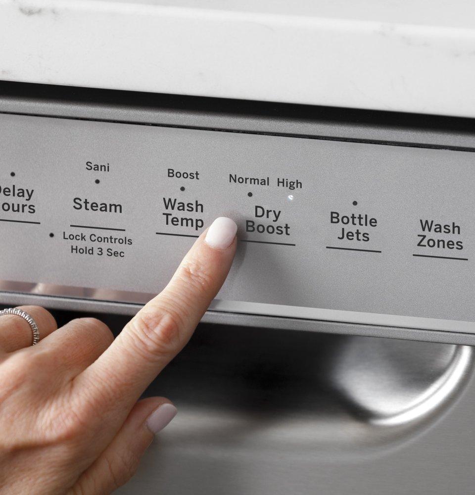 GE® Front Control with Stainless Steel Interior Dishwasher with Sanitize Cycle & Dry Boost - Image 16