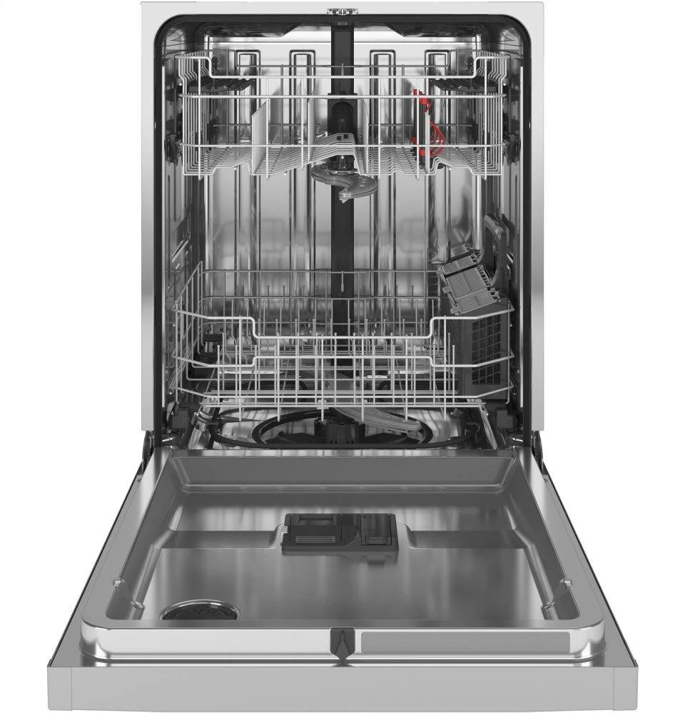 GE® Front Control with Stainless Steel Interior Dishwasher with Sanitize Cycle & Dry Boost - Image 4