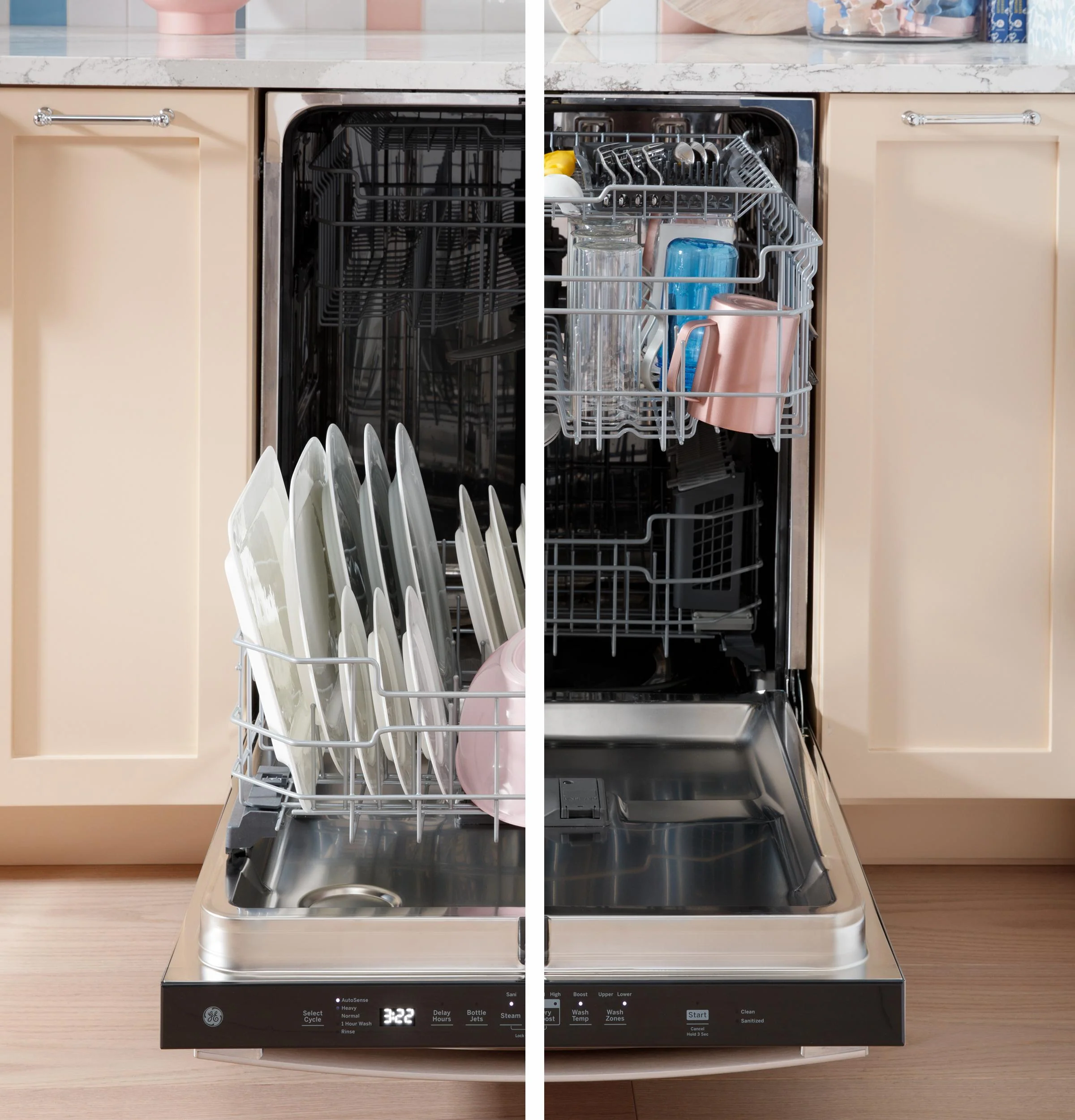 GDF650SYVFS GE® ENERGY STAR® Front Control with Stainless Steel Interior Dishwasher with Sanitize Cycle - Image 15