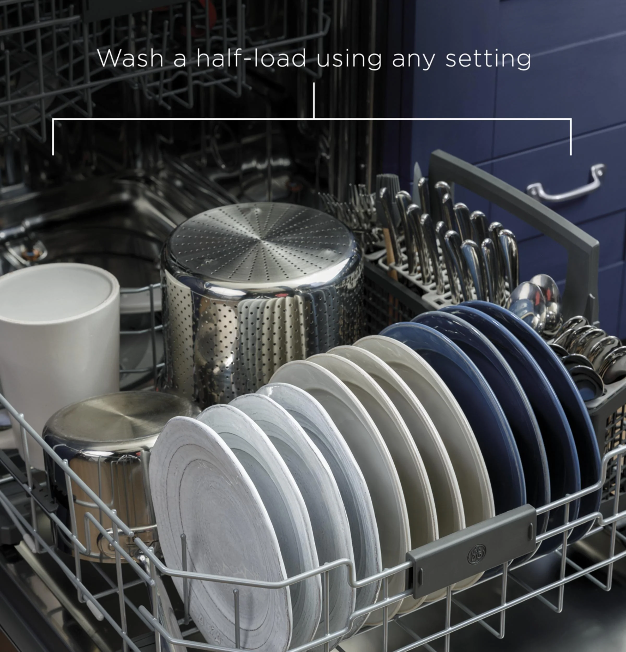 GE® Fingerprint Resistant Top Control with Stainless Steel Interior Dishwasher with Sanitize Cycle & Dry Boost with Fan Assist - Image 11