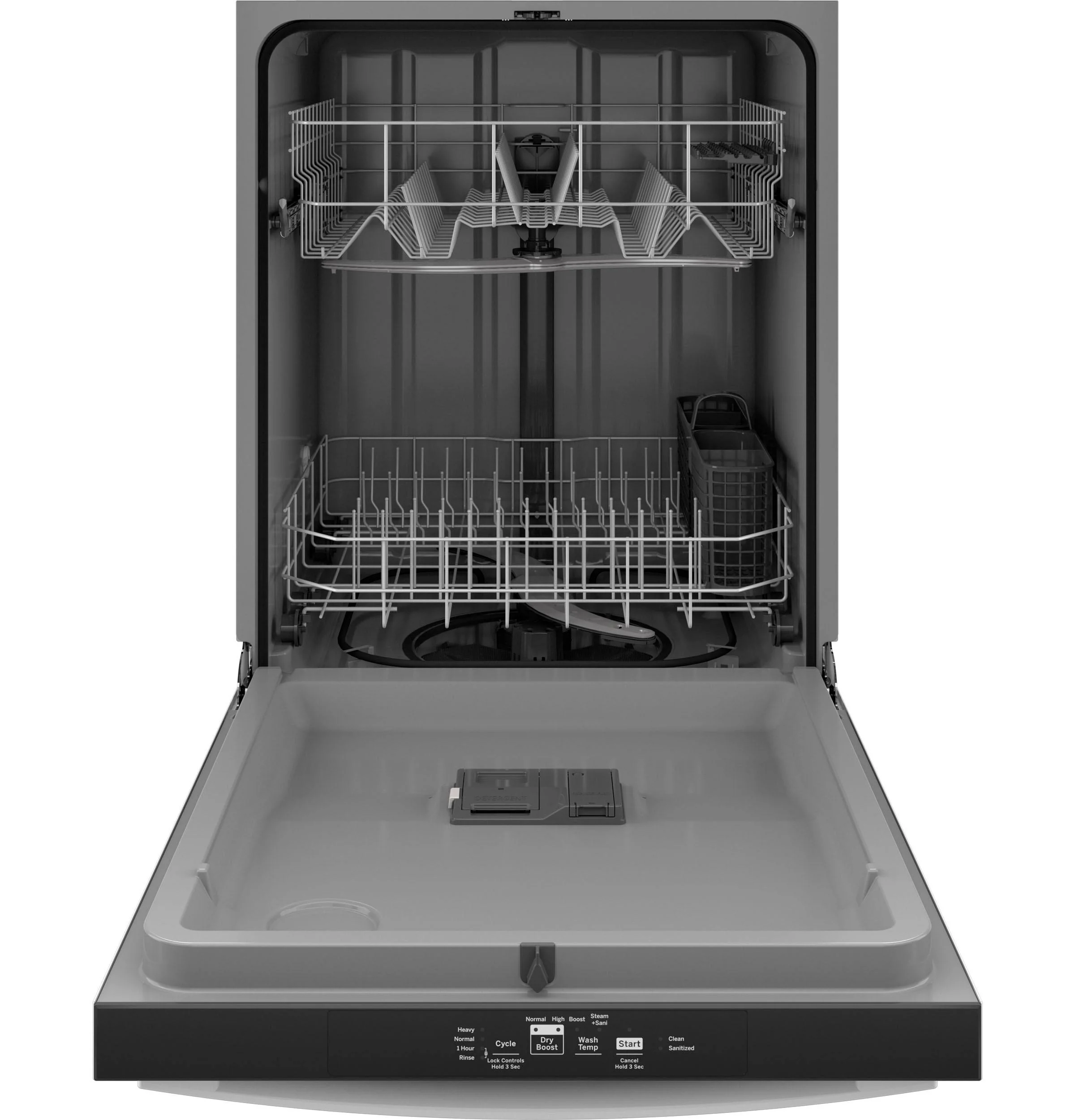 GDT535PGRWW GE® ENERGY STAR® Top Control with Plastic Interior Dishwasher with Sanitize Cycle & Dry Boost - Image 2