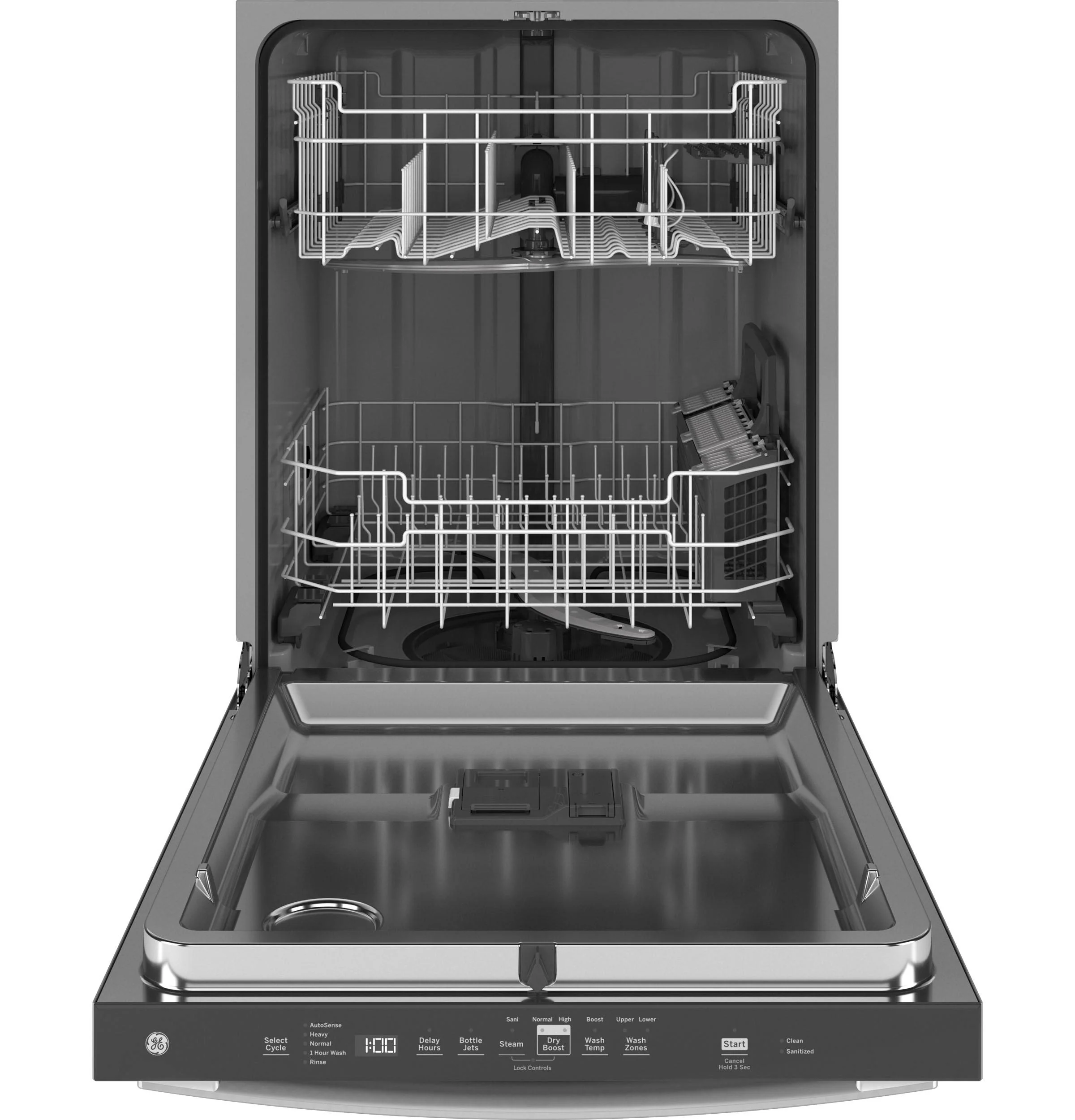 GDT635HSRSS GE® ENERGY STAR® Top Control with Stainless Steel Interior Door Dishwasher with Sanitize Cycle & Dry Boost - Image 2