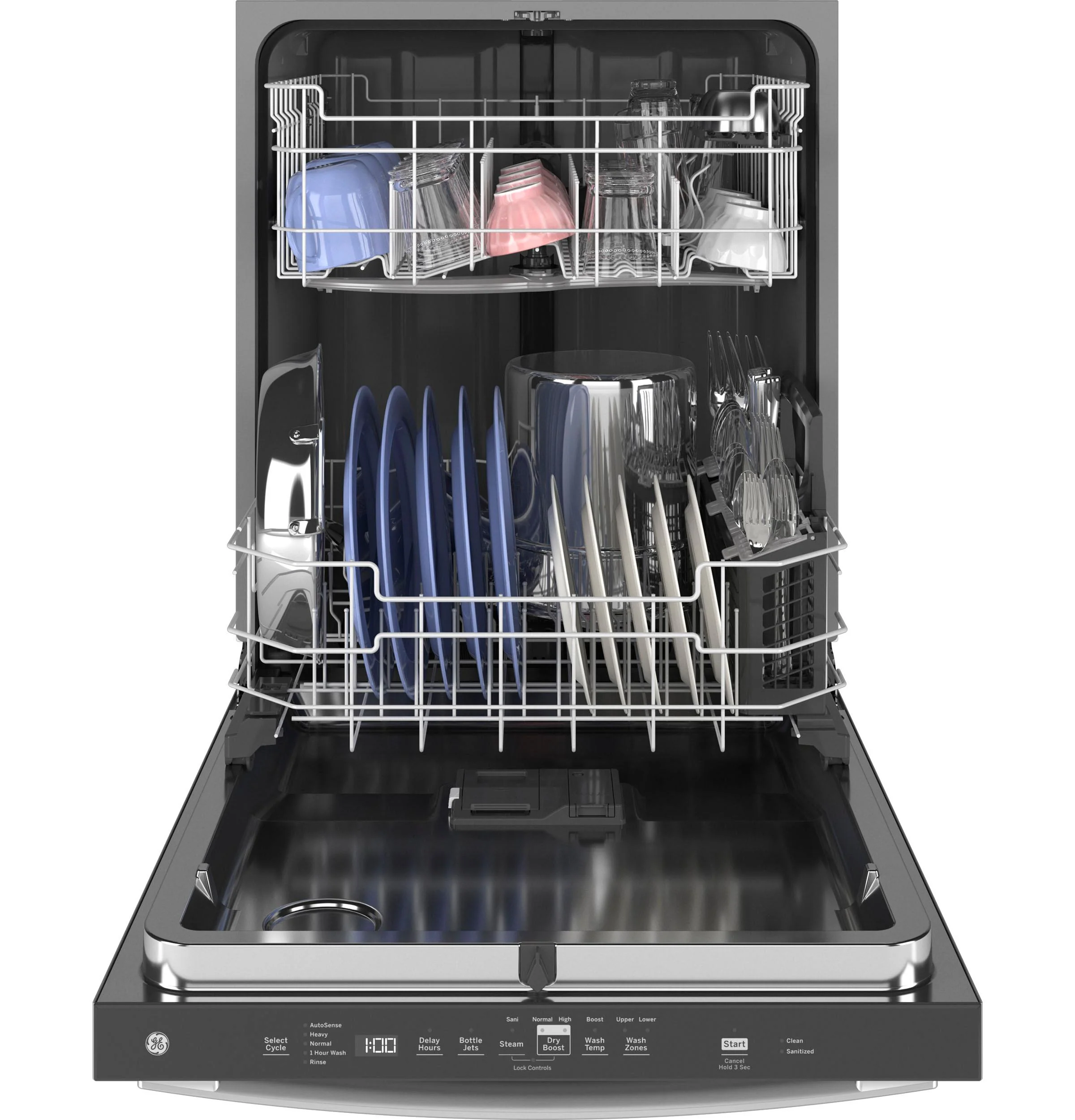 GDT635HSRSS GE® ENERGY STAR® Top Control with Stainless Steel Interior Door Dishwasher with Sanitize Cycle & Dry Boost - Image 3