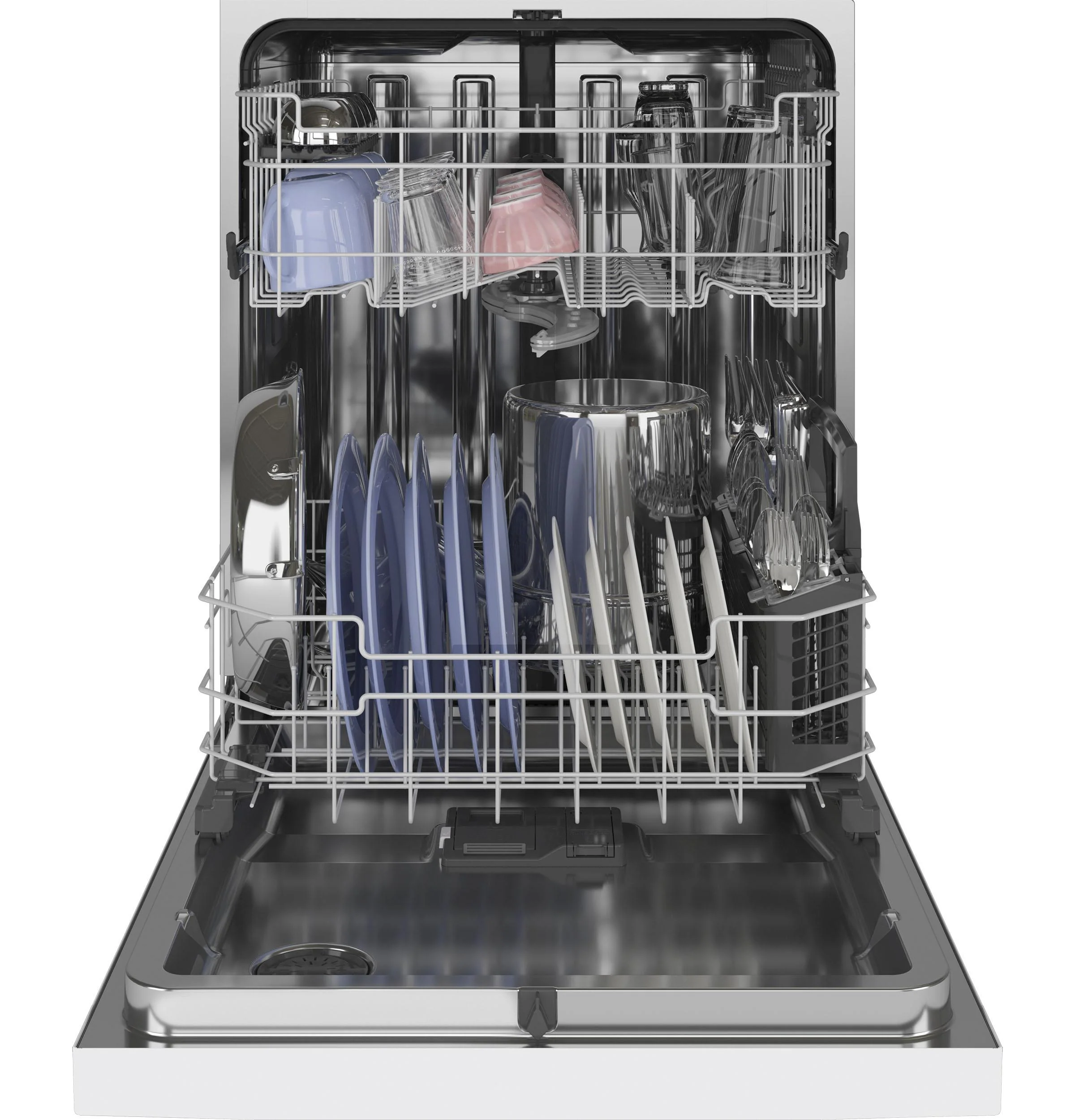 GE® Top Control with Stainless Steel Interior Dishwasher with Sanitize Cycle & Dry Boost with Fan Assist - Image 6