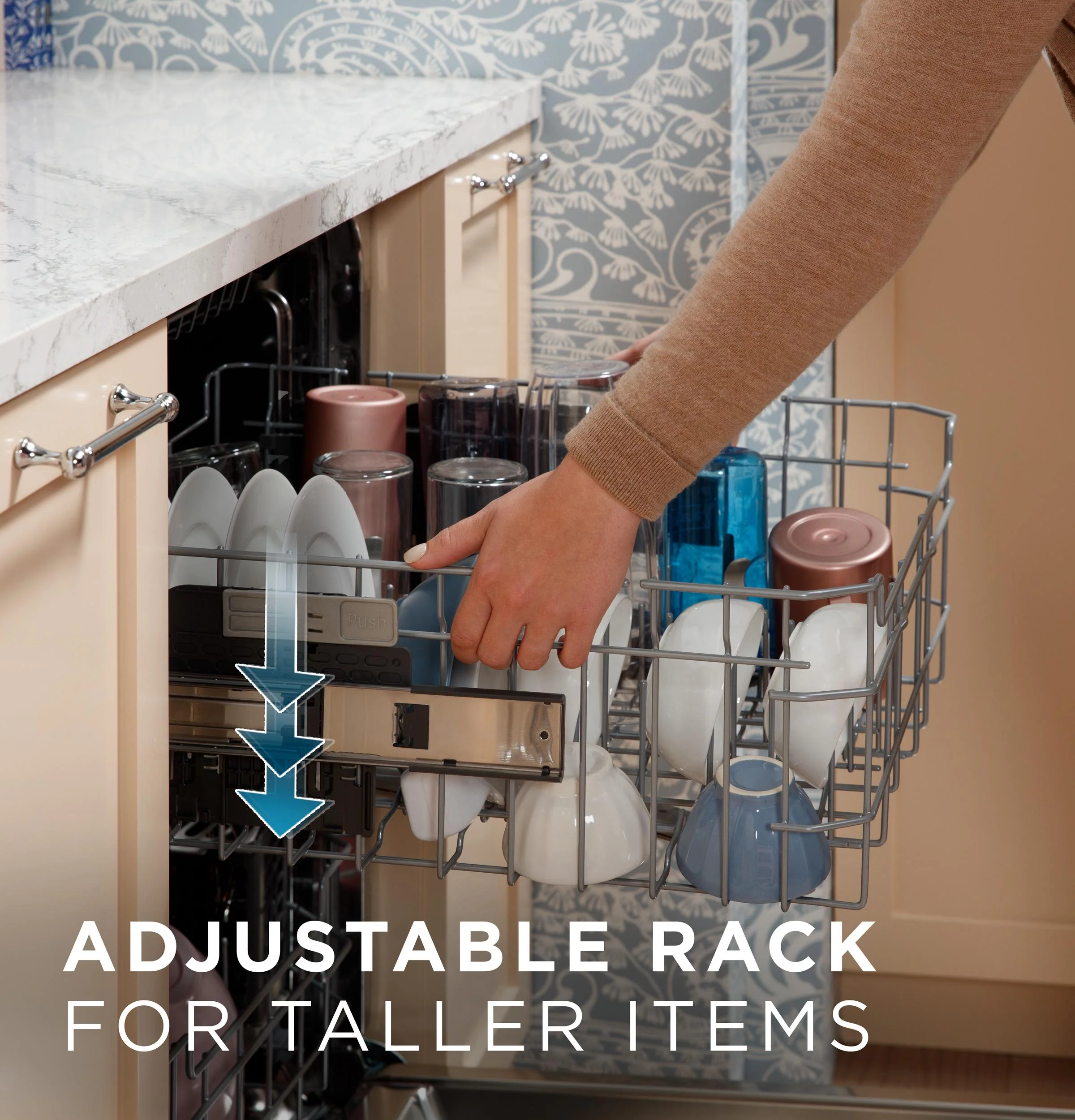 GDT670SMVES GE® ENERGY STAR® Top Control with Stainless Steel Interior Dishwasher with Sanitize Cycle - Image 13
