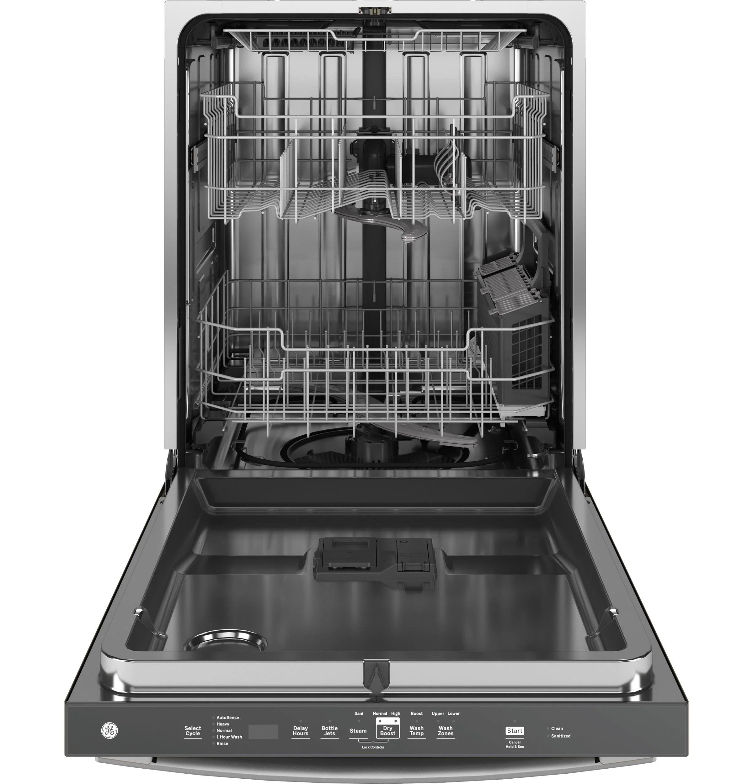 GDT670SYVFS GE® ENERGY STAR® Top Control with Stainless Steel Interior Dishwasher with Sanitize Cycle - Image 3