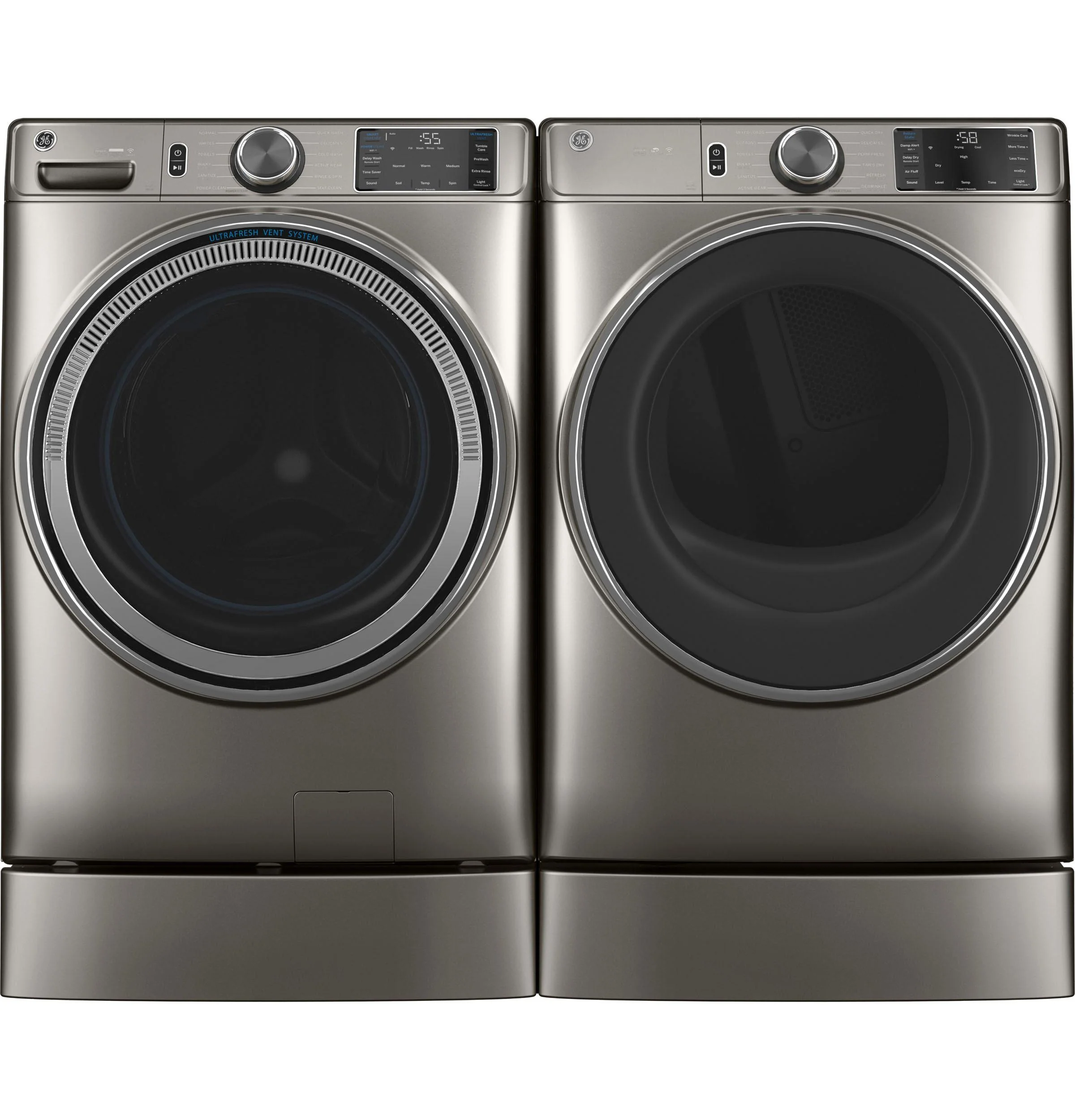 GE® 7.8 cu. ft. Capacity Smart Front Load Gas Dryer with Steam and Sanitize Cycle - Image 22