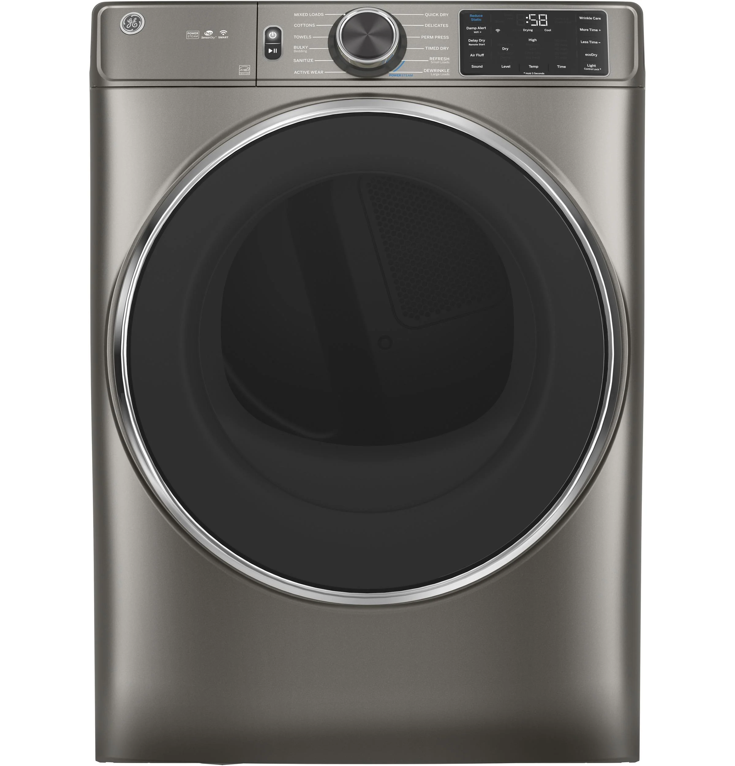 GE® 7.8 cu. ft. Capacity Smart Front Load Gas Dryer with Steam and Sanitize Cycle - Image 23