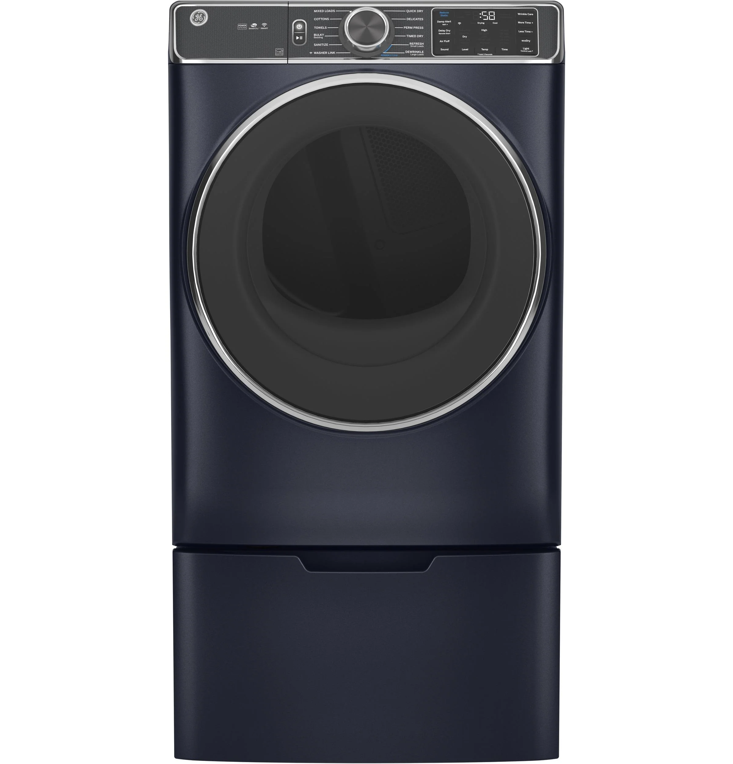 GE® ENERGY STAR® 7.8 cu. ft. Capacity Smart Front Load Gas Dryer with Steam and Sanitize Cycle - Image 2