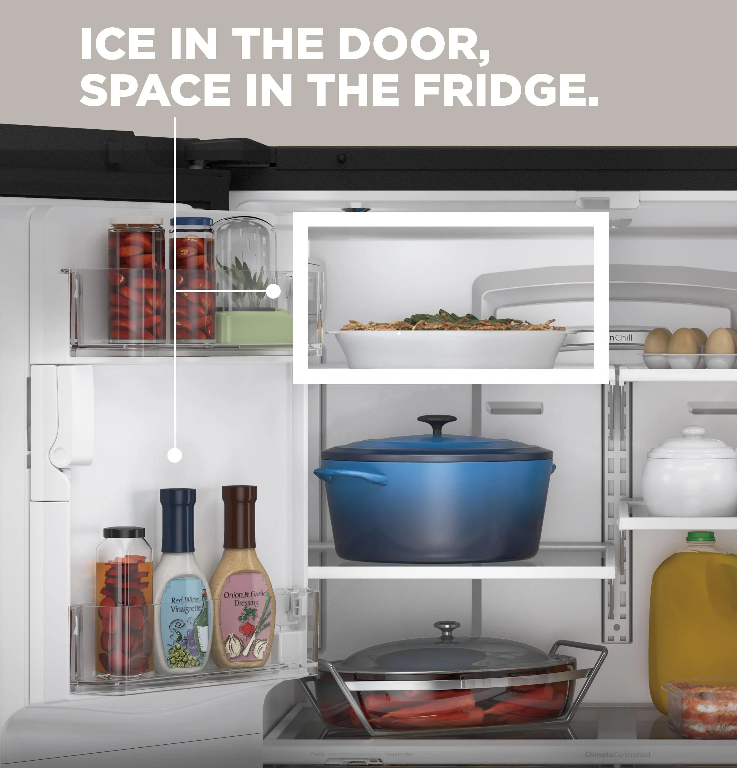 GFE28GELDS GE® ENERGY STAR® 27.7 Cu. Ft. French-Door Refrigerator - Image 10